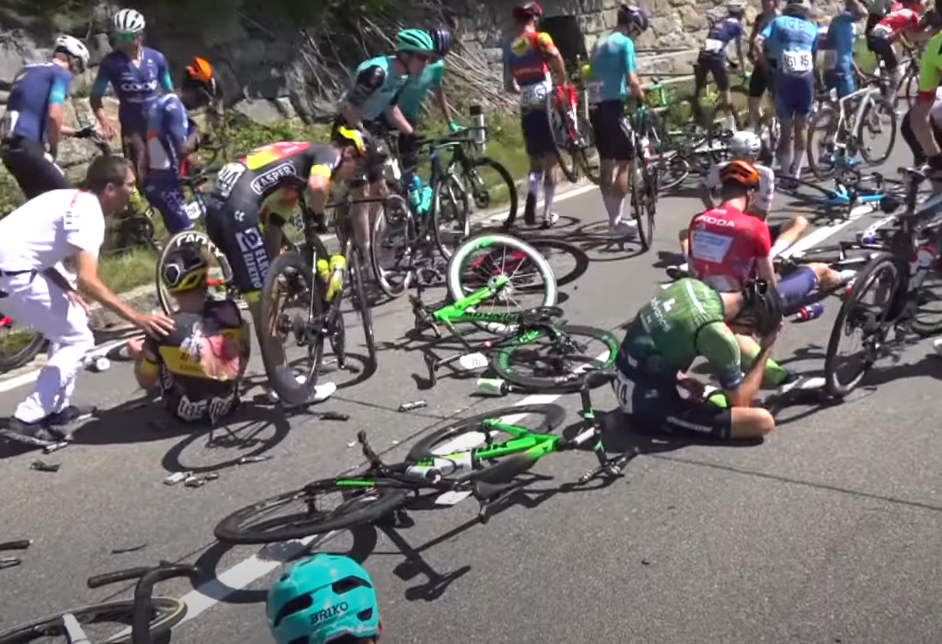 Wilder Massencrash bei Österreich-Rundfahrt