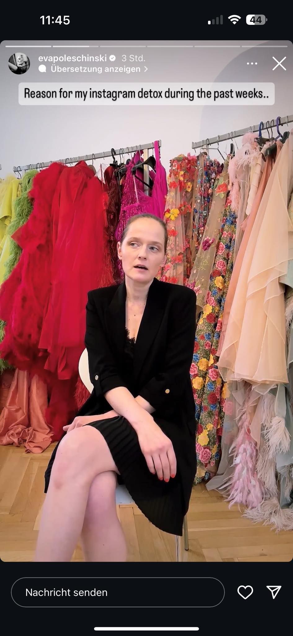 Eva Poleschinski steht unter Schock