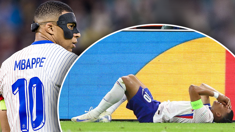 Kylian Mbappe schwer benommen