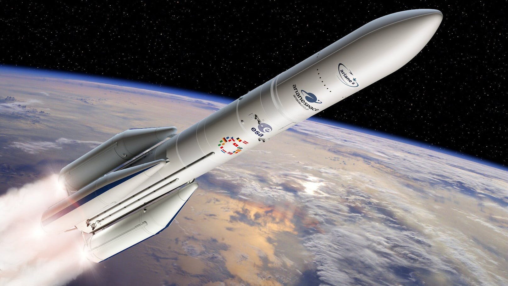 Die Produktion der ersten Ariane 6 Raketen wurde im April 2019 in Auftrag gegeben. Am 9. Juli 2024 soll schließlich ihr erster Flug stattfinden.