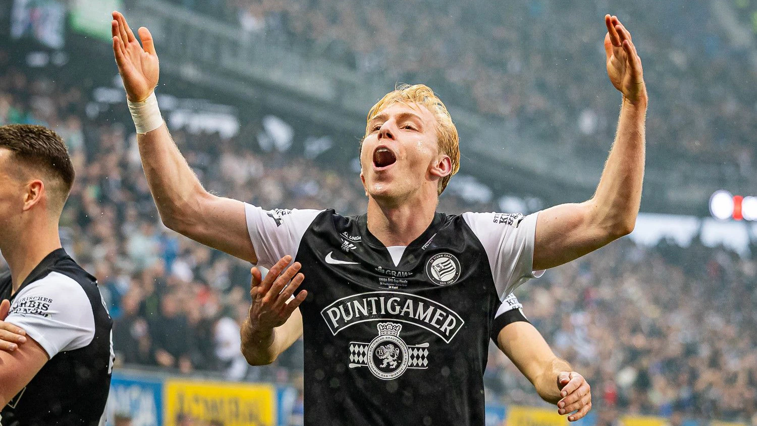 Stürmer Mika Biereth steht kurz vor dem fixen Wechsel zu Sturm Graz. 