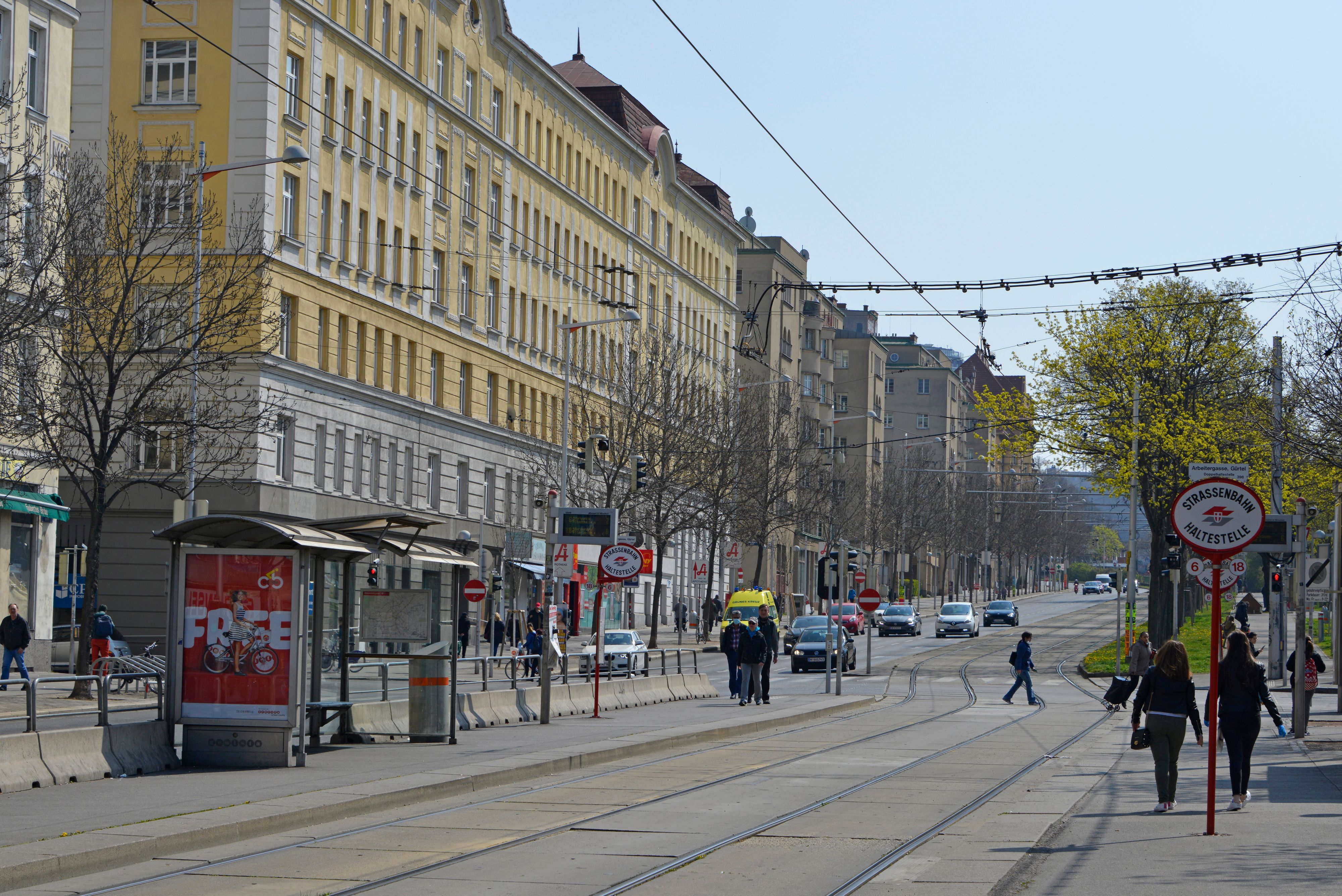 Der Vorfall ereignete sich im Nahbereich des Margaretengürtels in Wien. Symbolbild. 