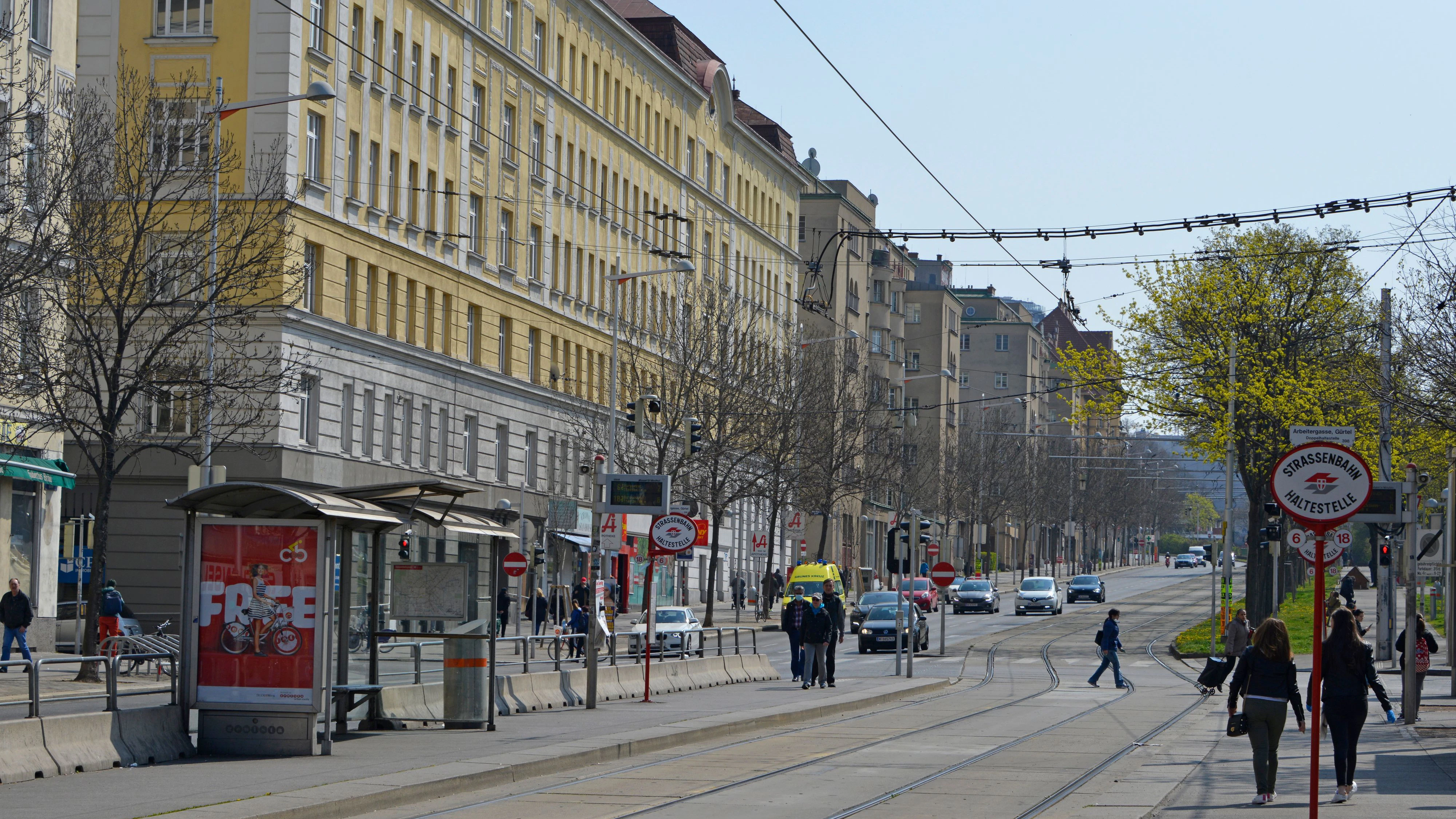 Der Vorfall ereignete sich im Nahbereich des Margaretengürtels in Wien. Symbolbild. 