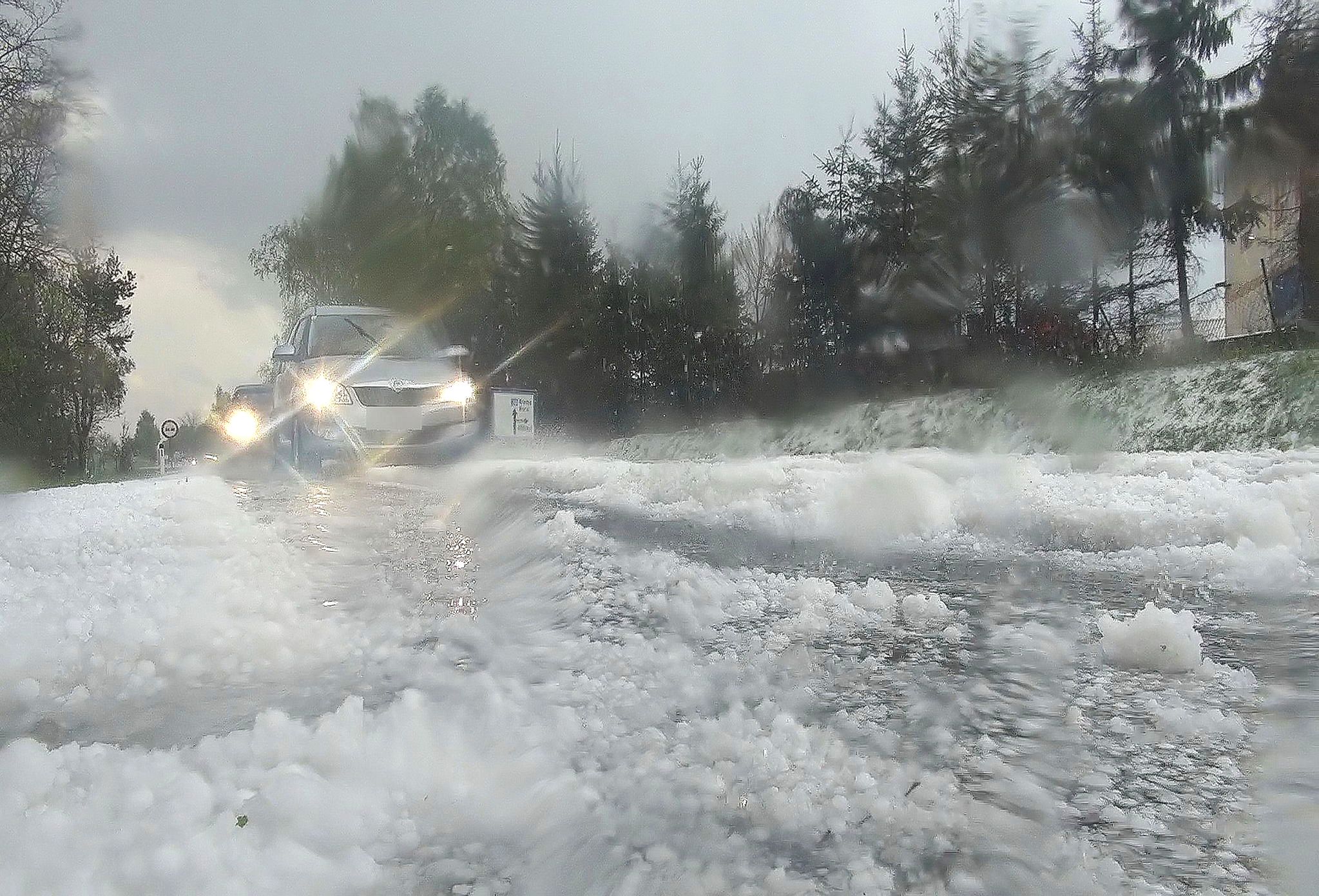Schwere Hagelunwetter werden in den kommenden Tagen Österreich heimsuchen.