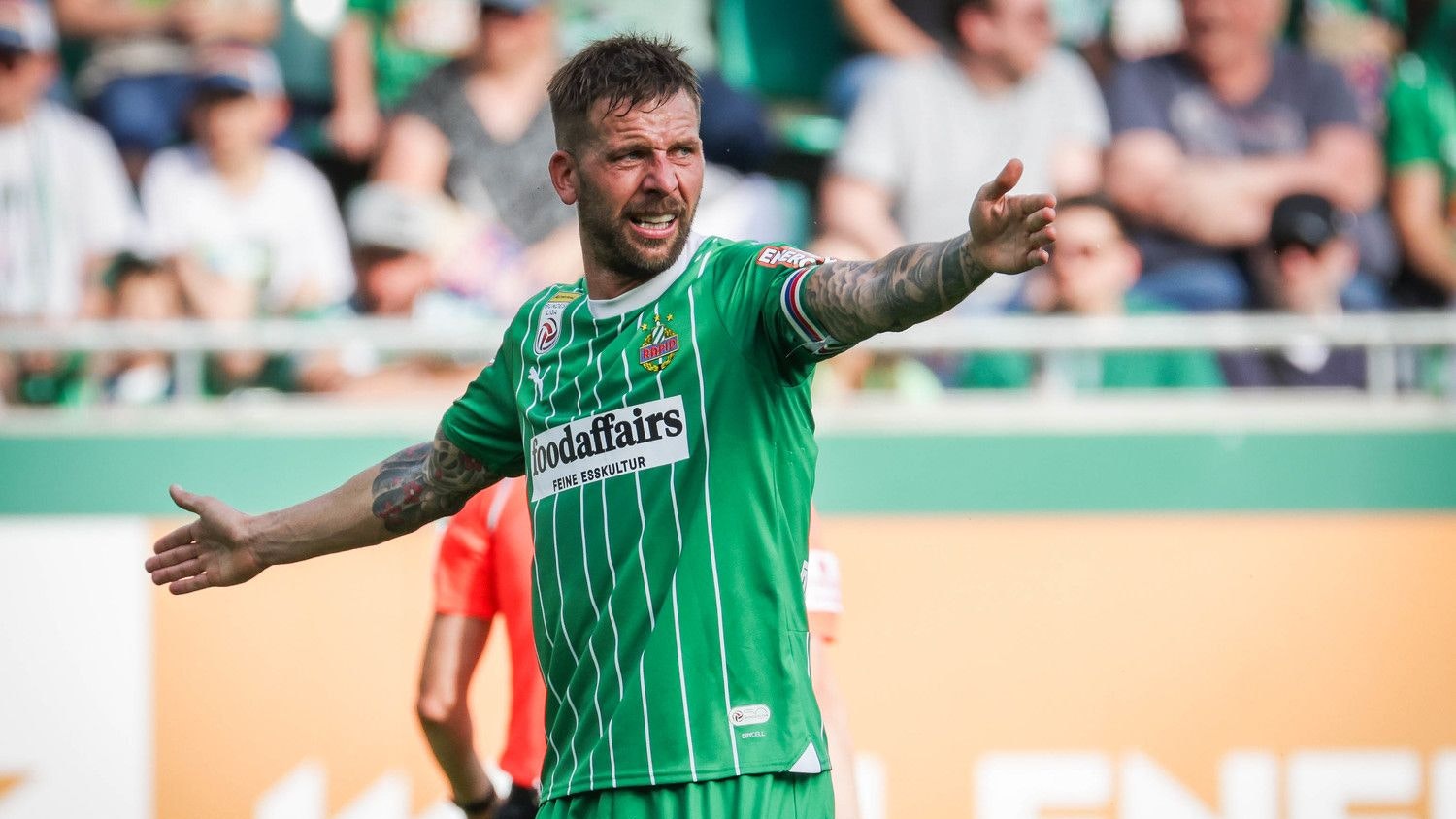 Rapid-Kapitän Burgstaller darf sprechen, seine Kollegen nicht