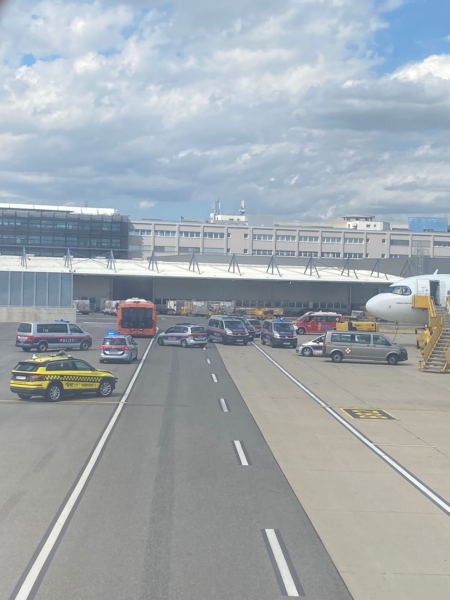 Polizeieinsatz am Wiener Flughafen 
