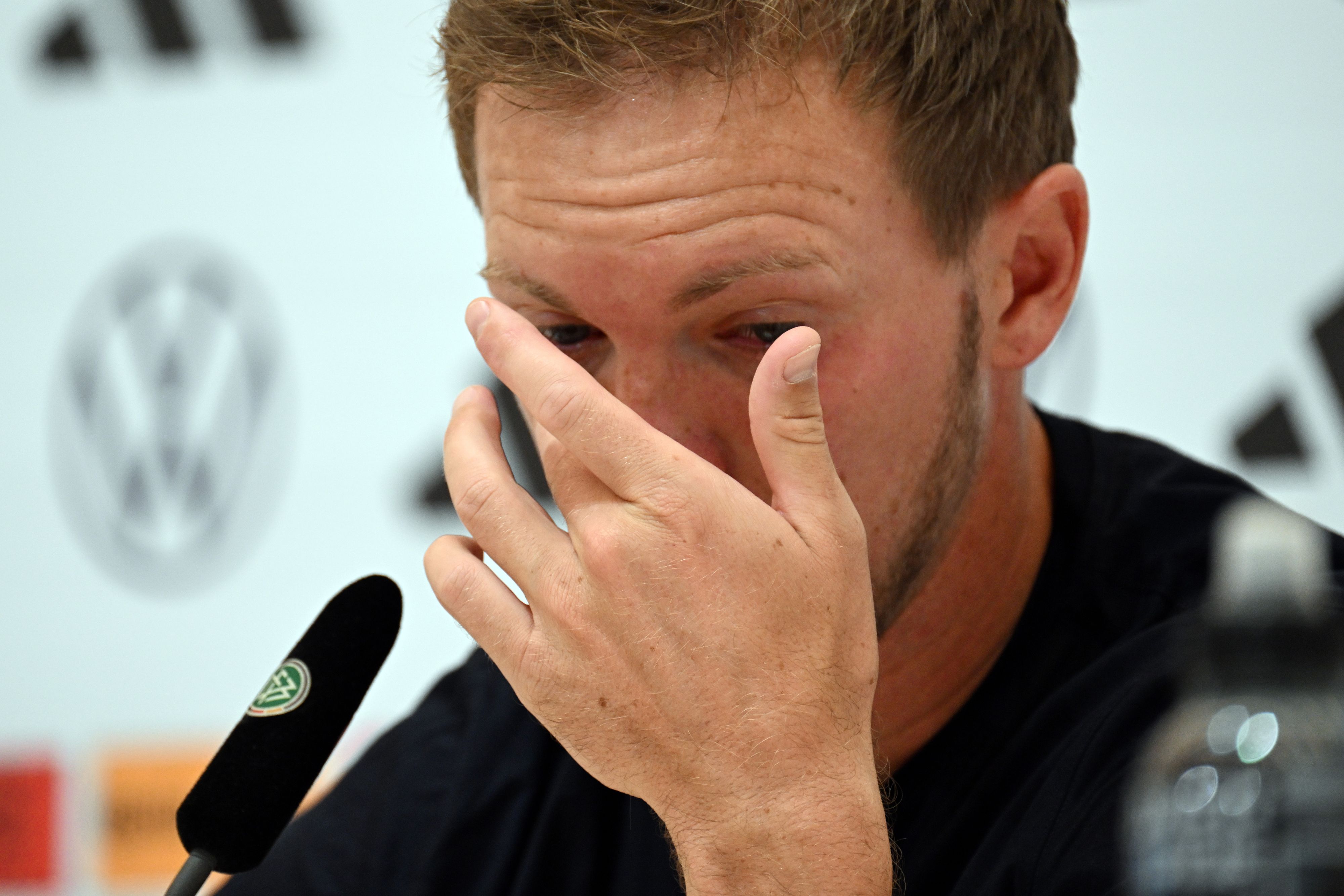 Große Emotionen beim deutschen Teamchef Julian Nagelsmann. 