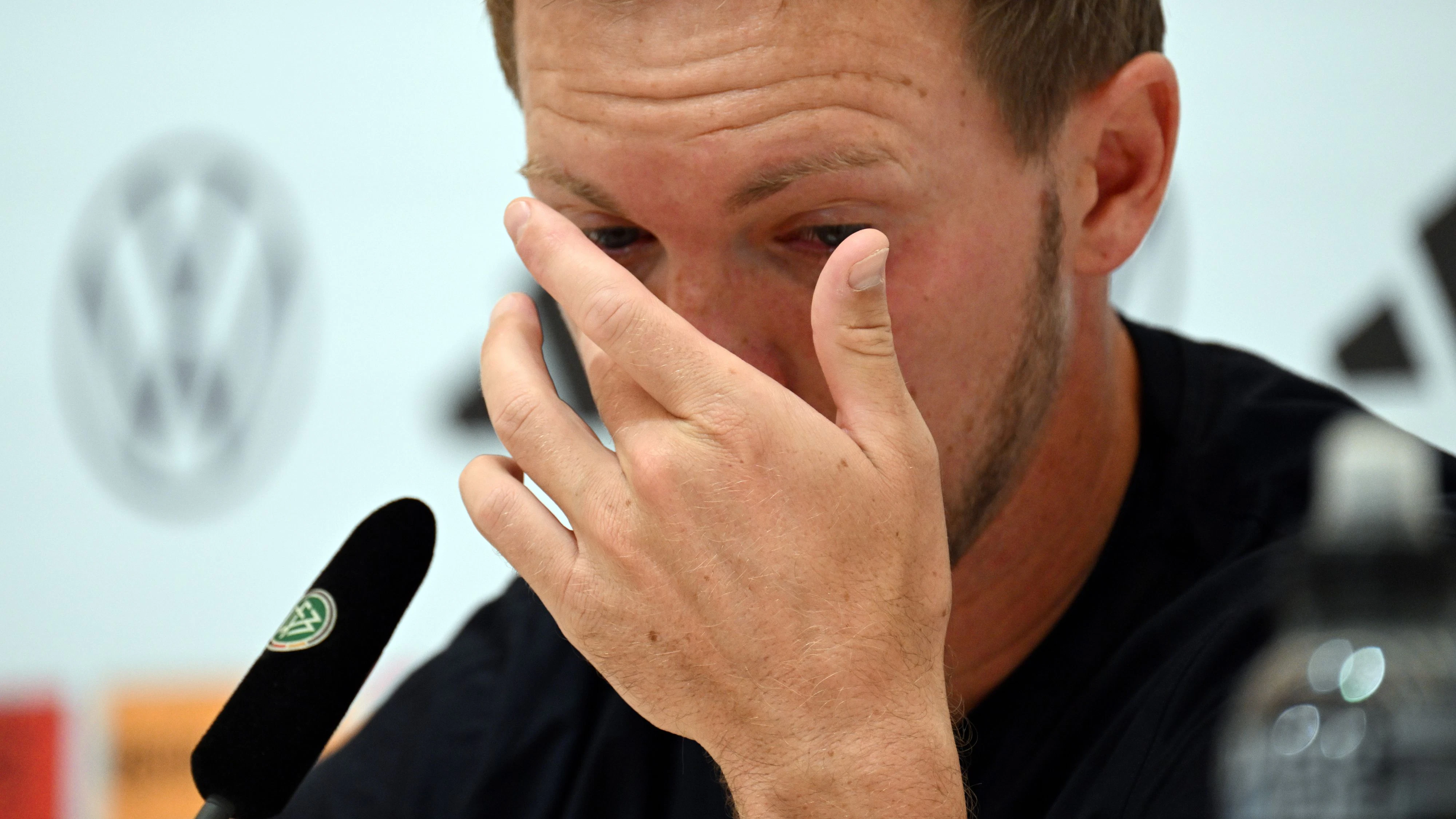 Große Emotionen beim deutschen Teamchef Julian Nagelsmann. 