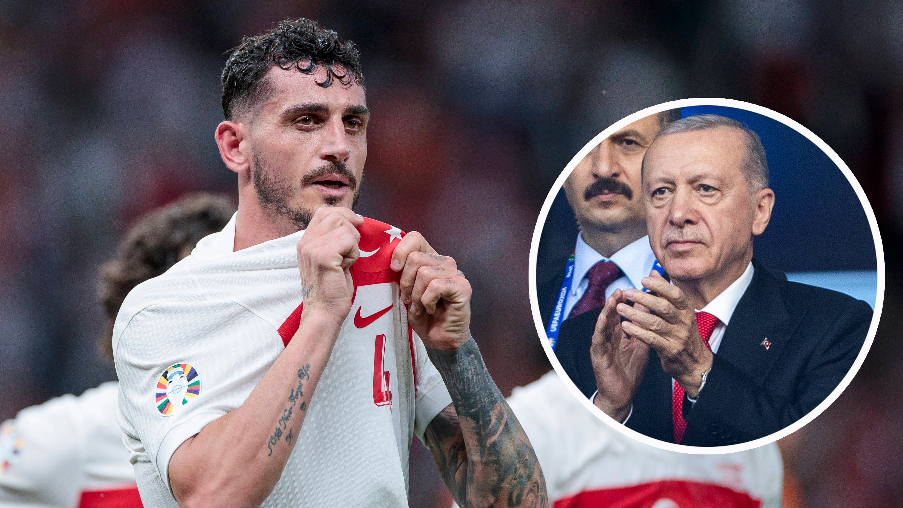 Recep Tayyip Erdogan applaudierte den Türkei-Stars.