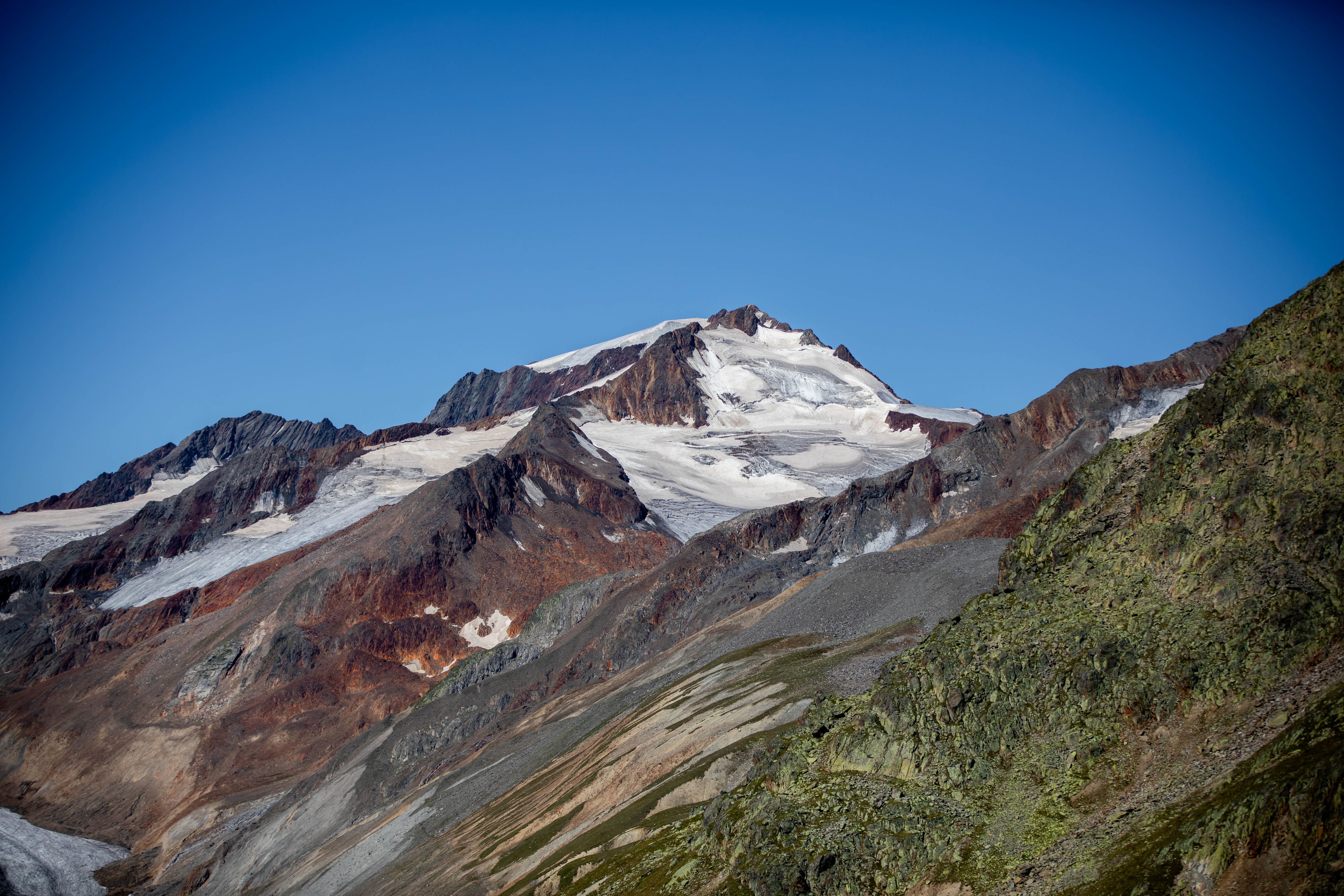 Gletscher Landschaft in den Ötztaler Alpen