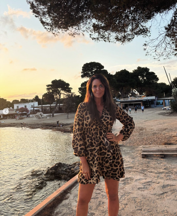 Martina Reuter urlaubt auf Ibiza.