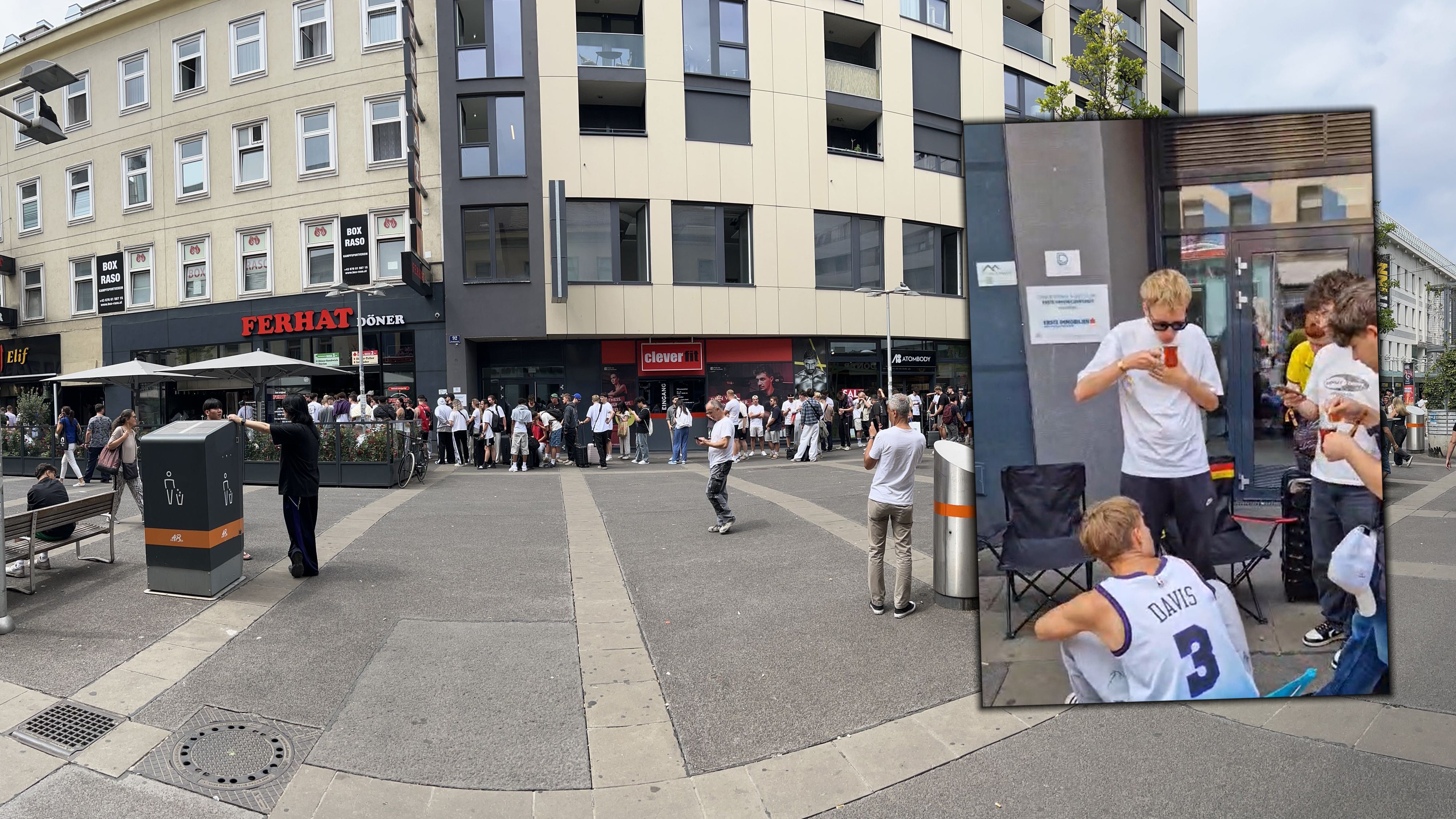 Jetzt campen Kunden vor Kult-Kebab in Wien-Favoriten.