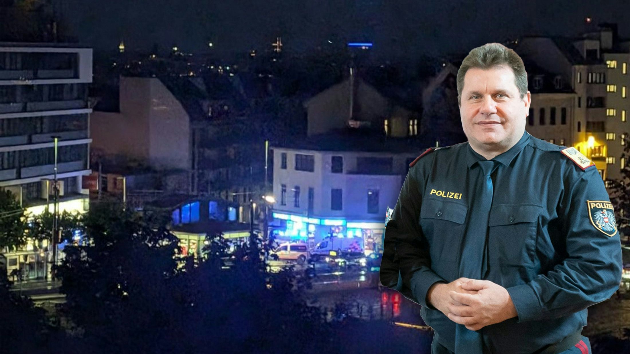 Tatort in Meidling: Das erste Blaulichtfahrzeug hatte unter dreißig Sekunden Anfahrtszeit, die WEGA 39 Sekunden.