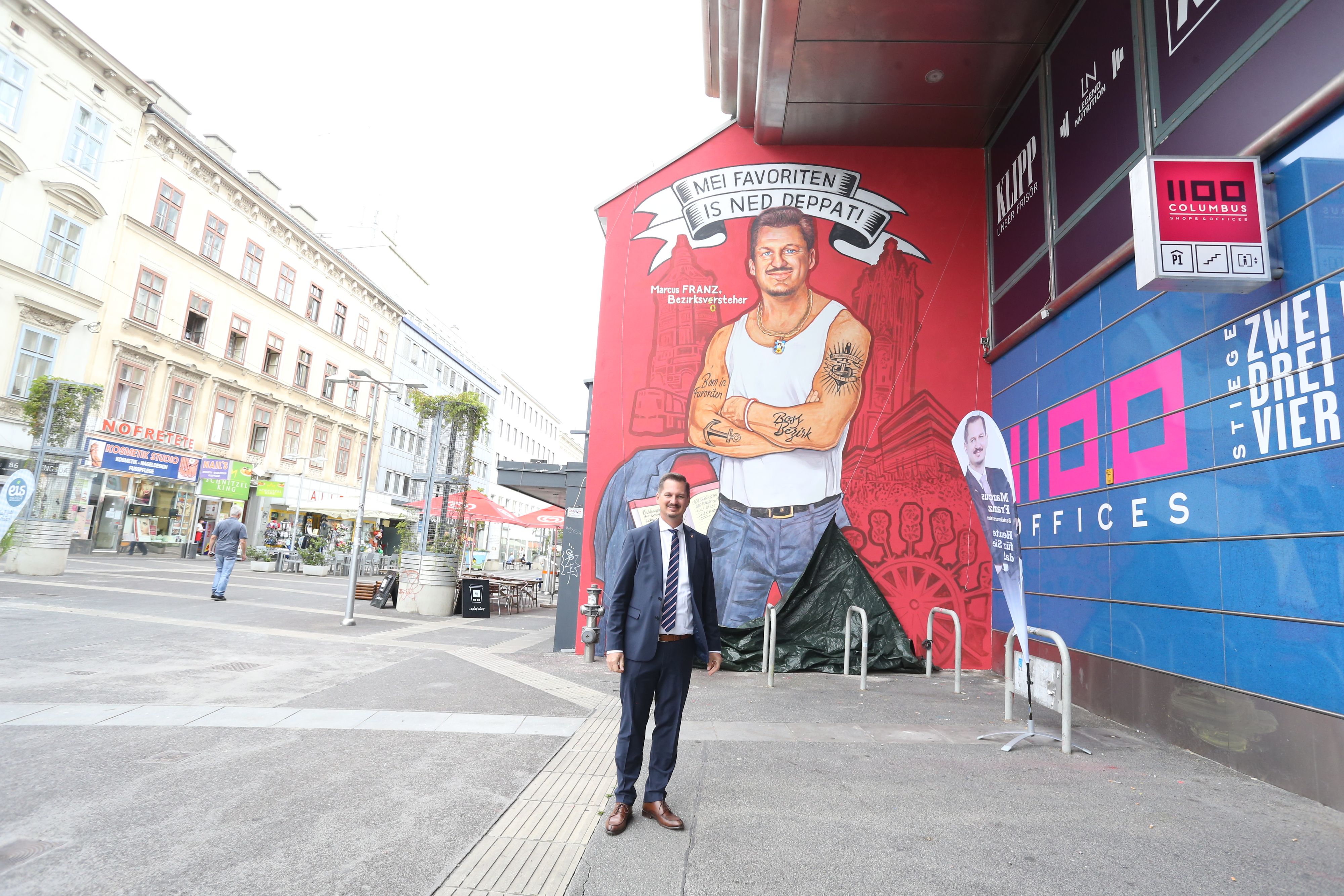 Zum 150. Jubiläum sucht Favoritens Bezirksvorsteher Marcus Franz eine Hymne für seinen Bezirk.