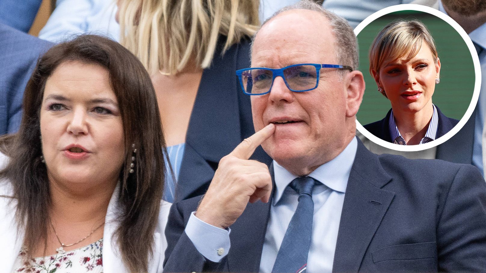 Fürst Albert II. zeigte sich in Wimbledon mit einer anderen Frau als Charlène.