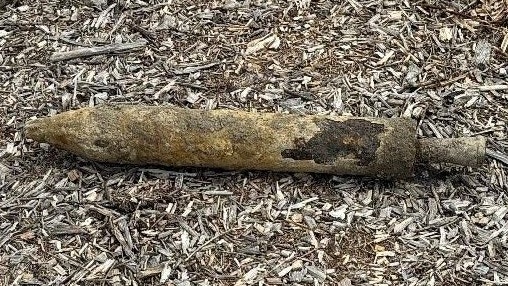 Dieser Sprengstoffkörper wurde gefunden.