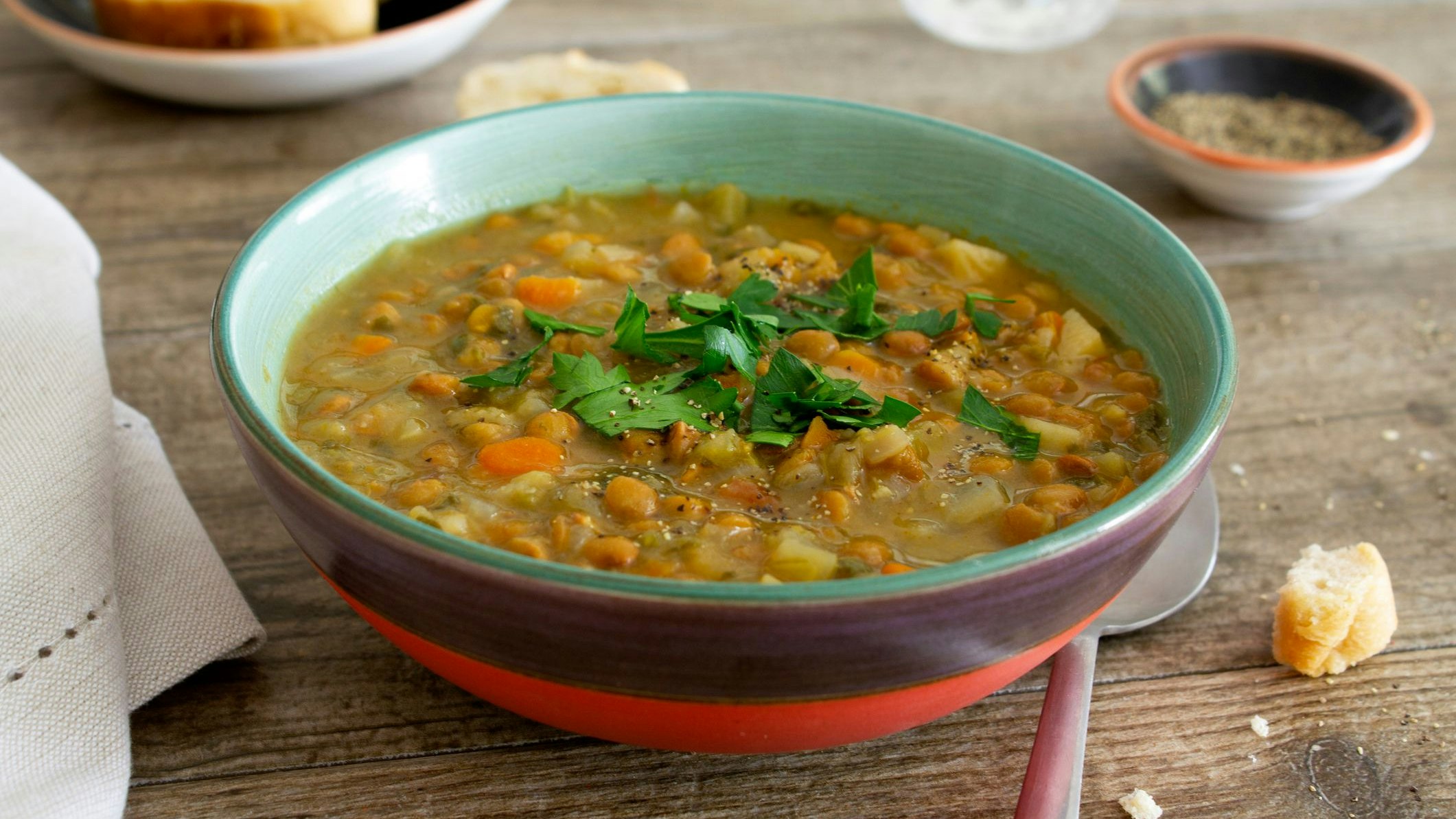 Sagen wir einmal so: Die Linsensuppe war in der Schule nicht der große Renner