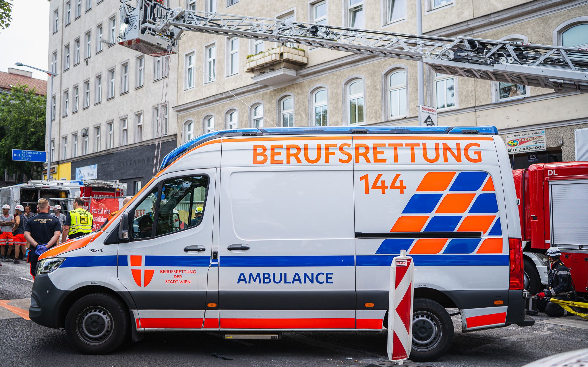 Rettungseinsatz in Wien (Symbolfoto)
