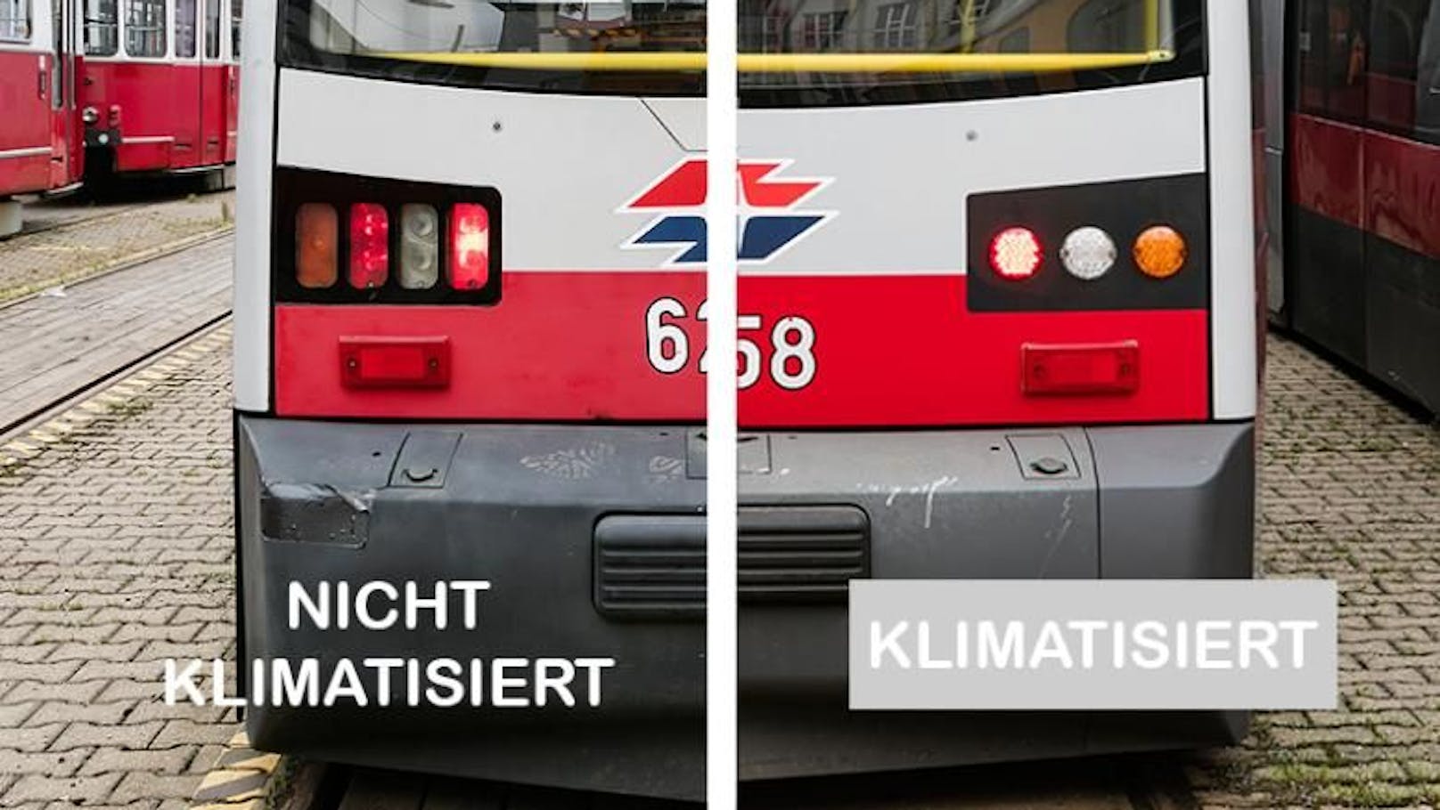 Der klimatisierte Unterschied