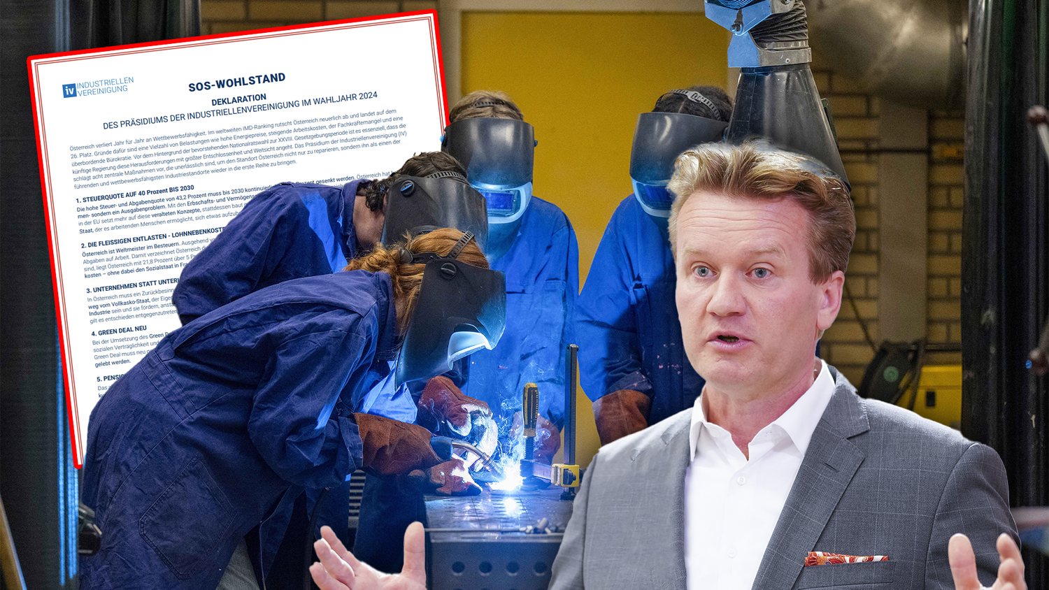 Die Industriellenvereinigung präsentierte am Dienstag einen Plan um den Standort Österreich wieder aufzuwerten.