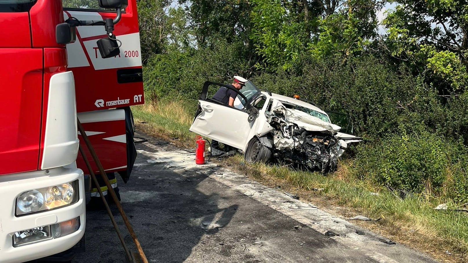 Zwei Männer kamen bei dem Unfall in NÖ ums Leben.