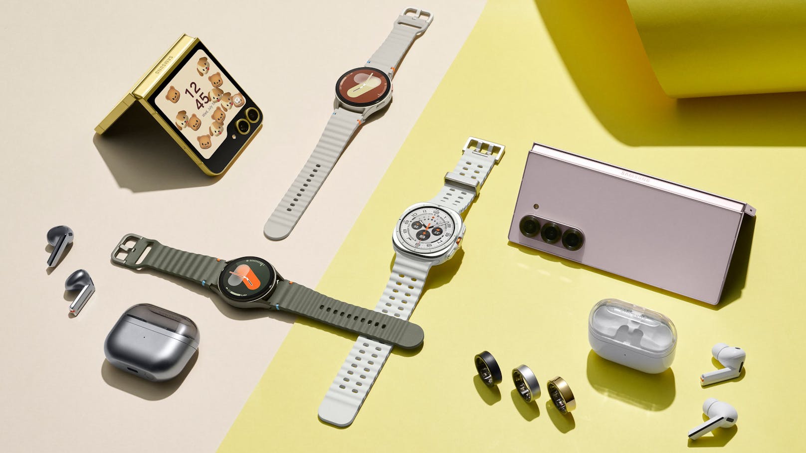 Samsung bringt neues Fold, Flip, Buds, Ring und Watches