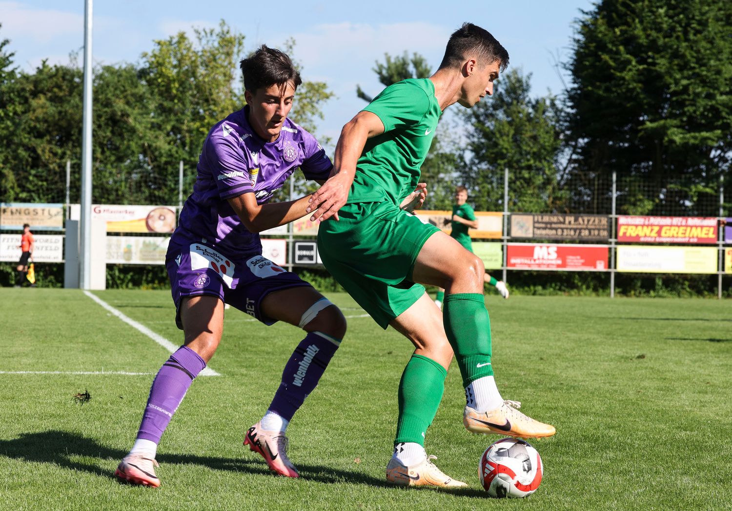 Die Wiener Austria im Test gegen Bohemians Prag. 