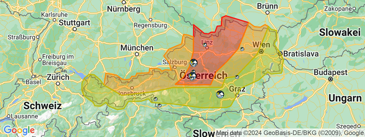 Am Mittwoch drohen in Teilen des Landes schwere Unwetter. 