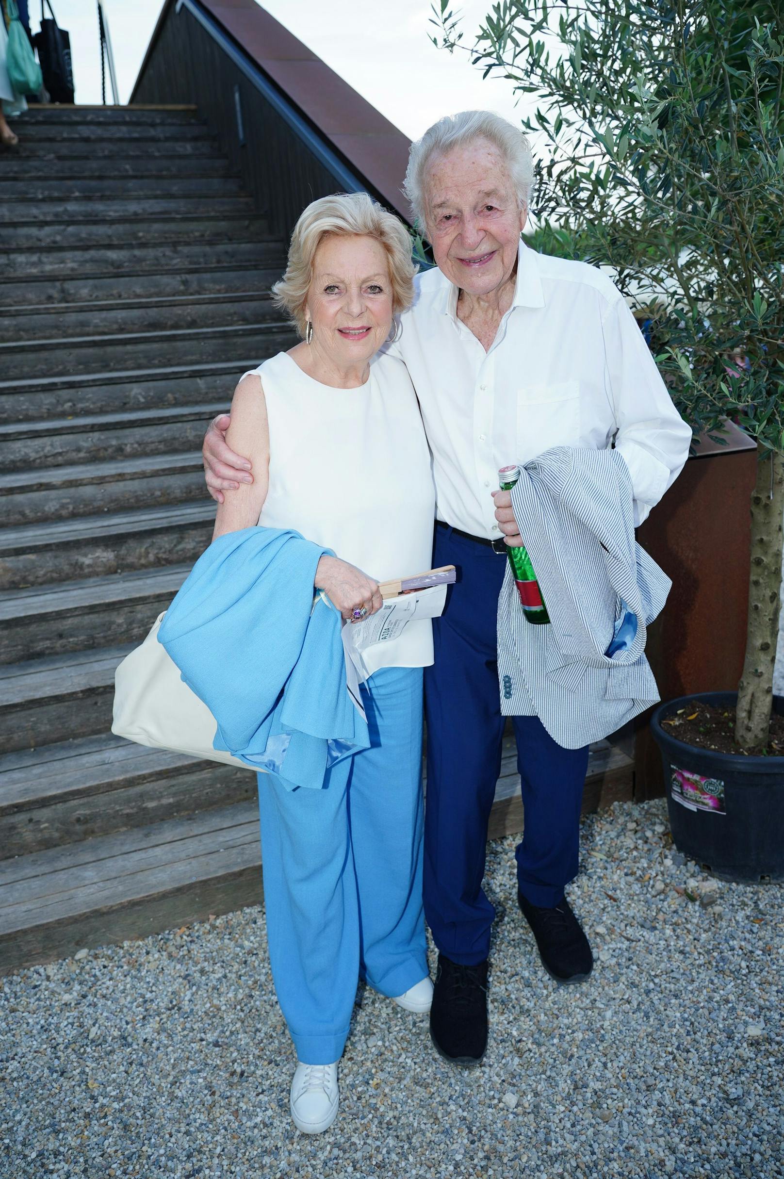 Auch Daniel Serafins Eltern Harald und Ingeborg "Mausi" schauten in St. Margarethen vorbei