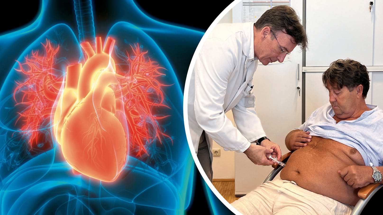 Weltweit erste Spritze gegen Herzinfarkt verabreicht