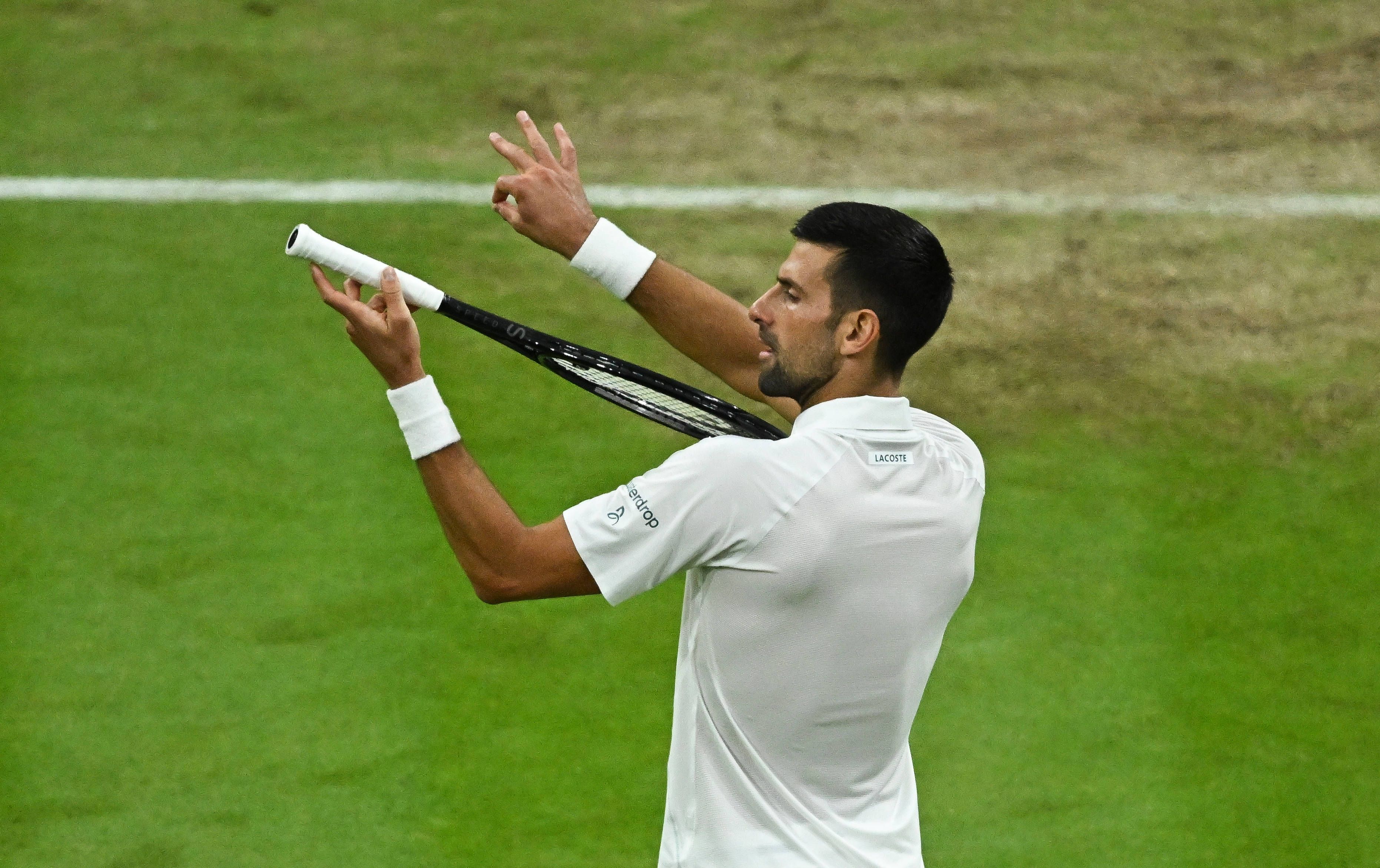 Djokovic in Wimbledon