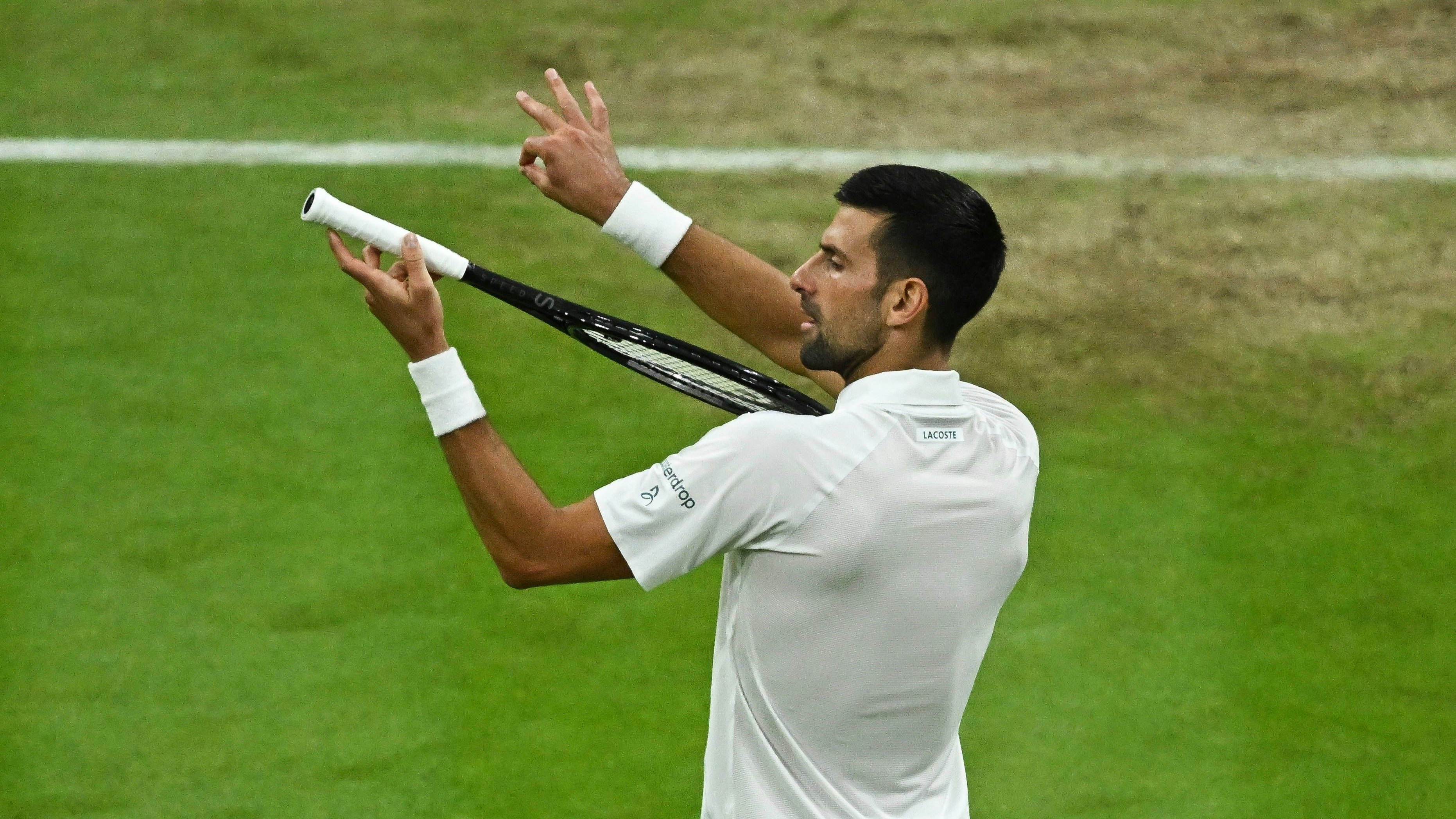 Djokovic in Wimbledon