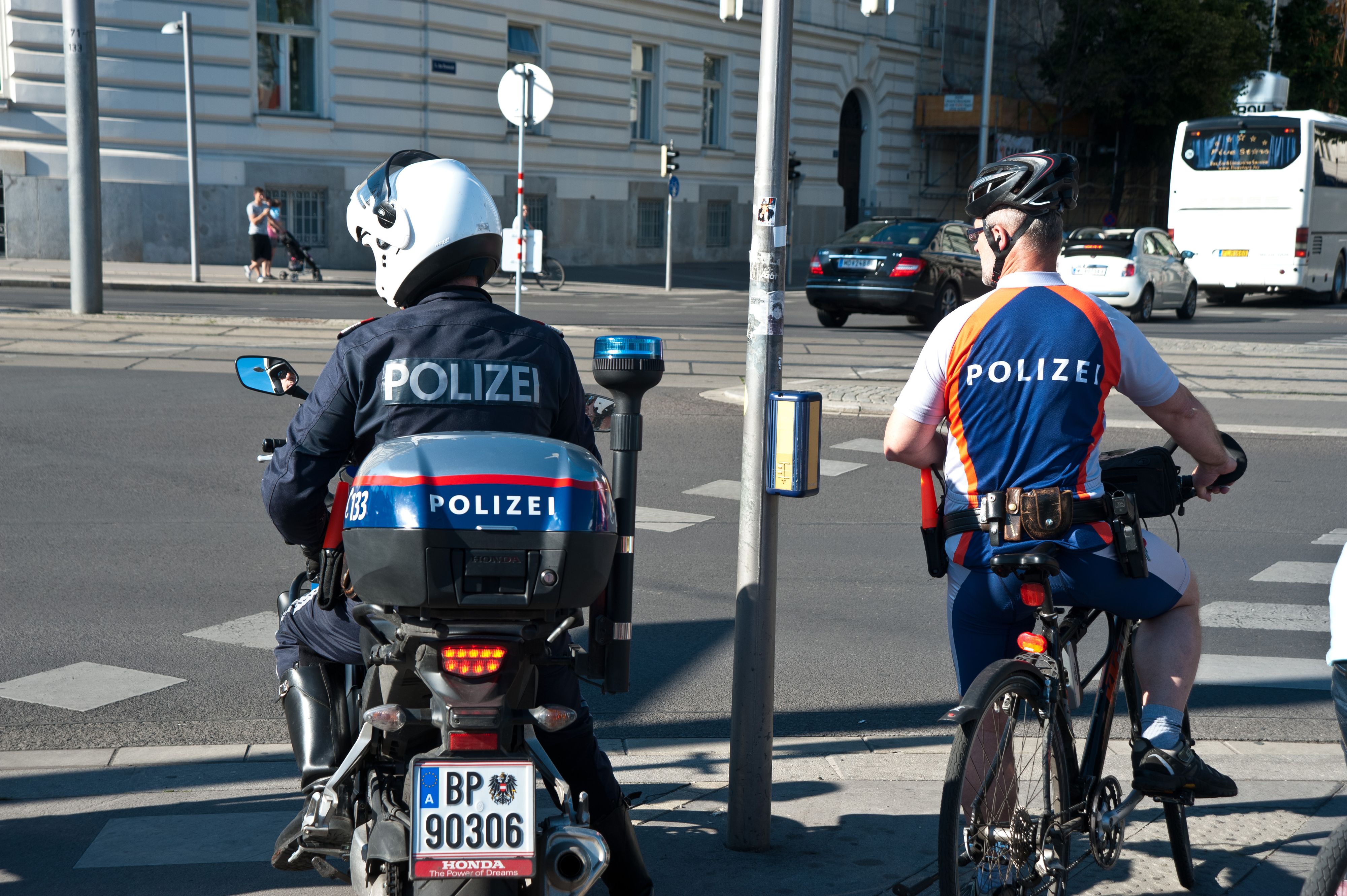 Die Polizei strafte über 200 Mal ab. Archivbild.