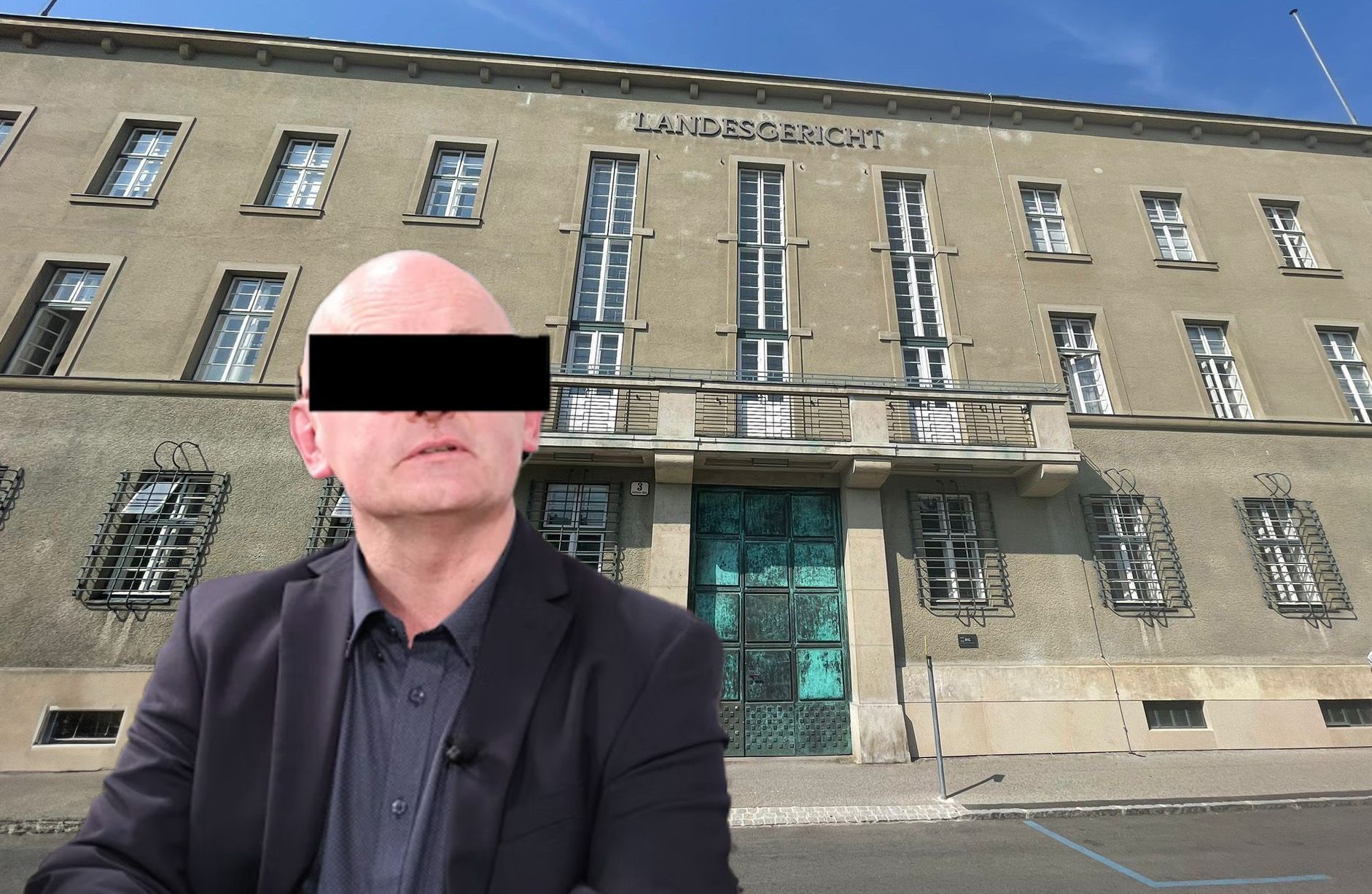 Betrugsverdacht: Kellervater Tom L. (56) saß in U-Haft, musste am Mittwoch in Krems (NÖ) erneut auf die Anklagebank.