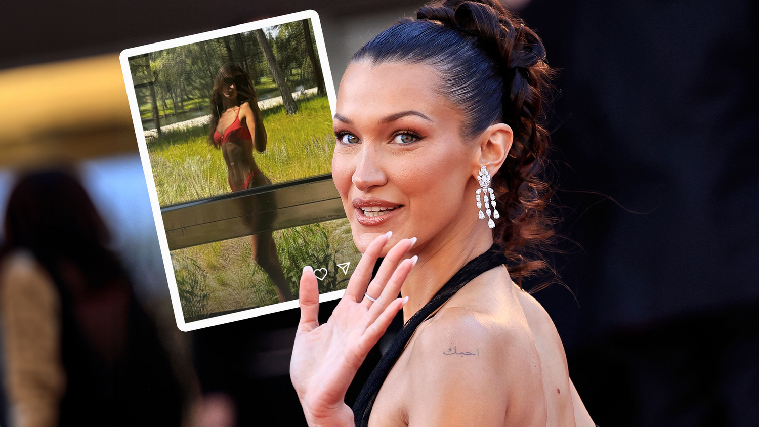 Bella Hadid sorgt mit ihrer Instagram-Story für Staunen.