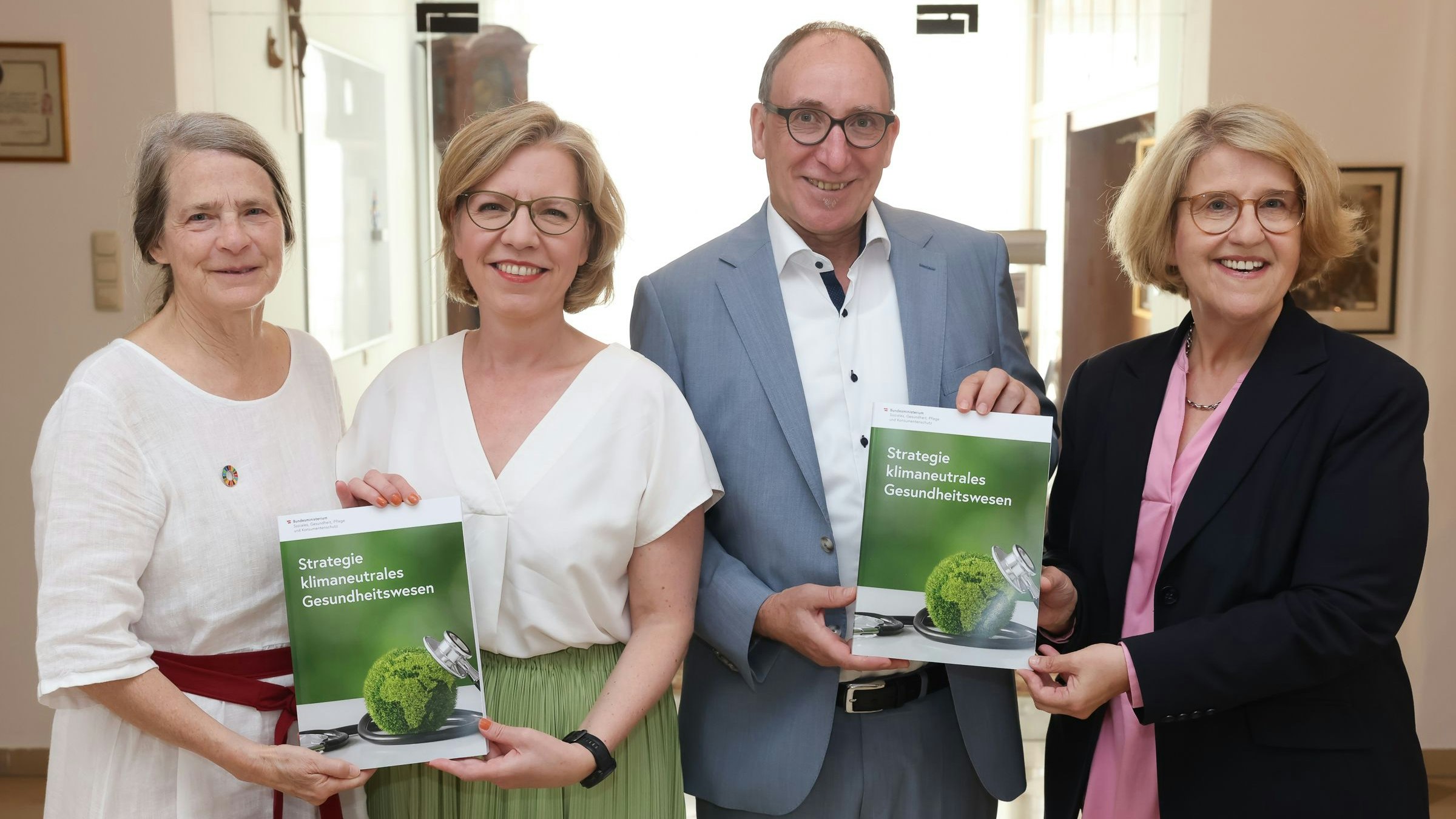 Studien-Präsentation: Helga Kromp-Kolb, Leonore Gewessler, Johannes Rauch und Ruperta Lichtenecker