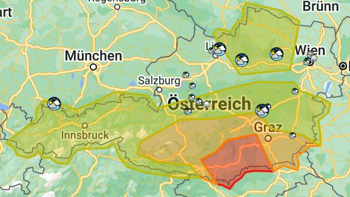Am Donnerstag drohen in weiten Teilen des Landes schwere Unwetter. 