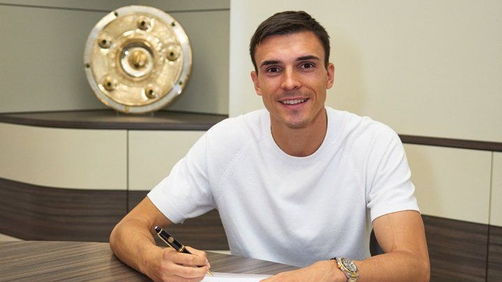 Joao Palhinha unterschreibt bei Bayern München. 