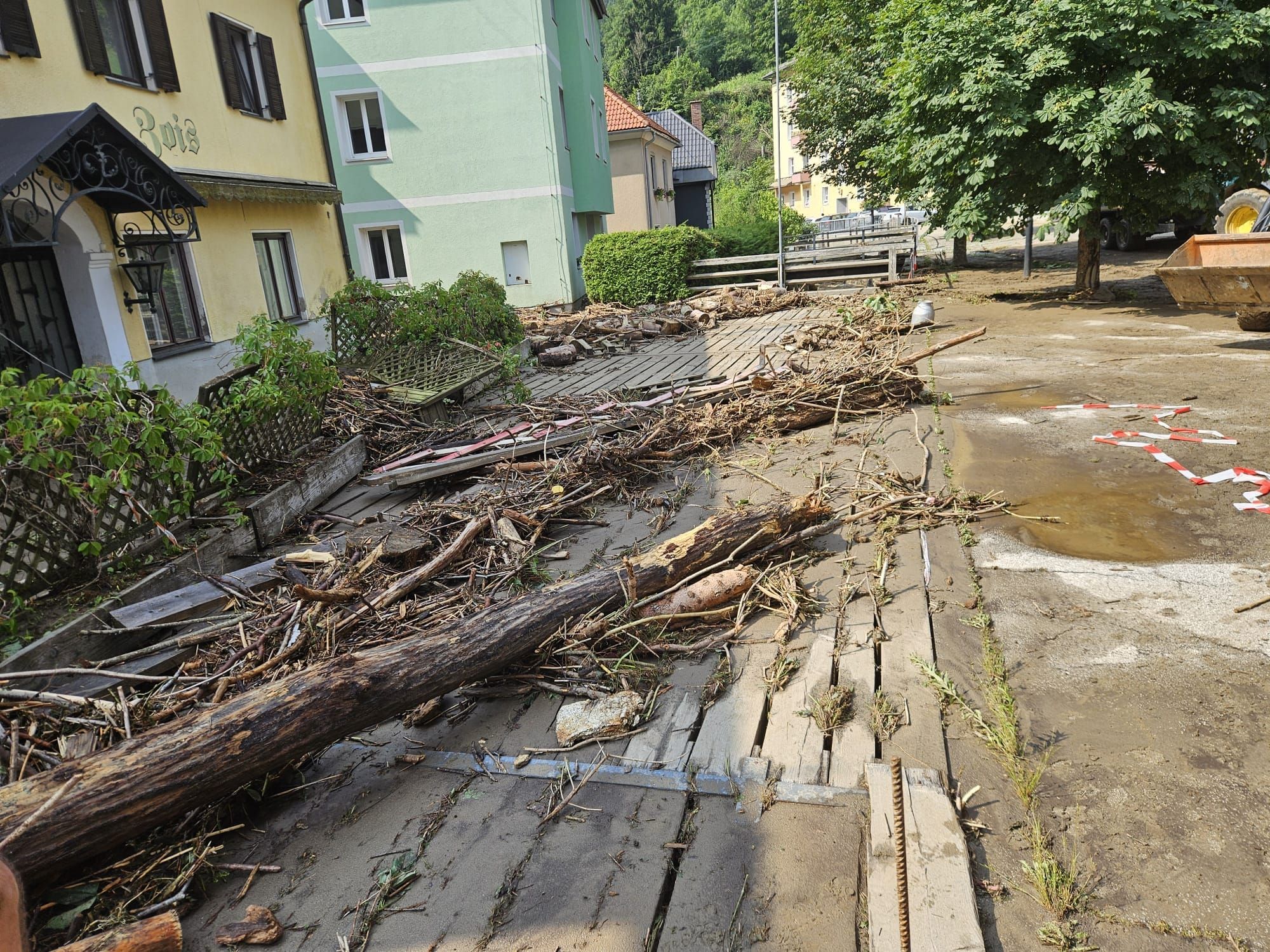 In Kärnten richtete das Unwetter einige Schäden an.