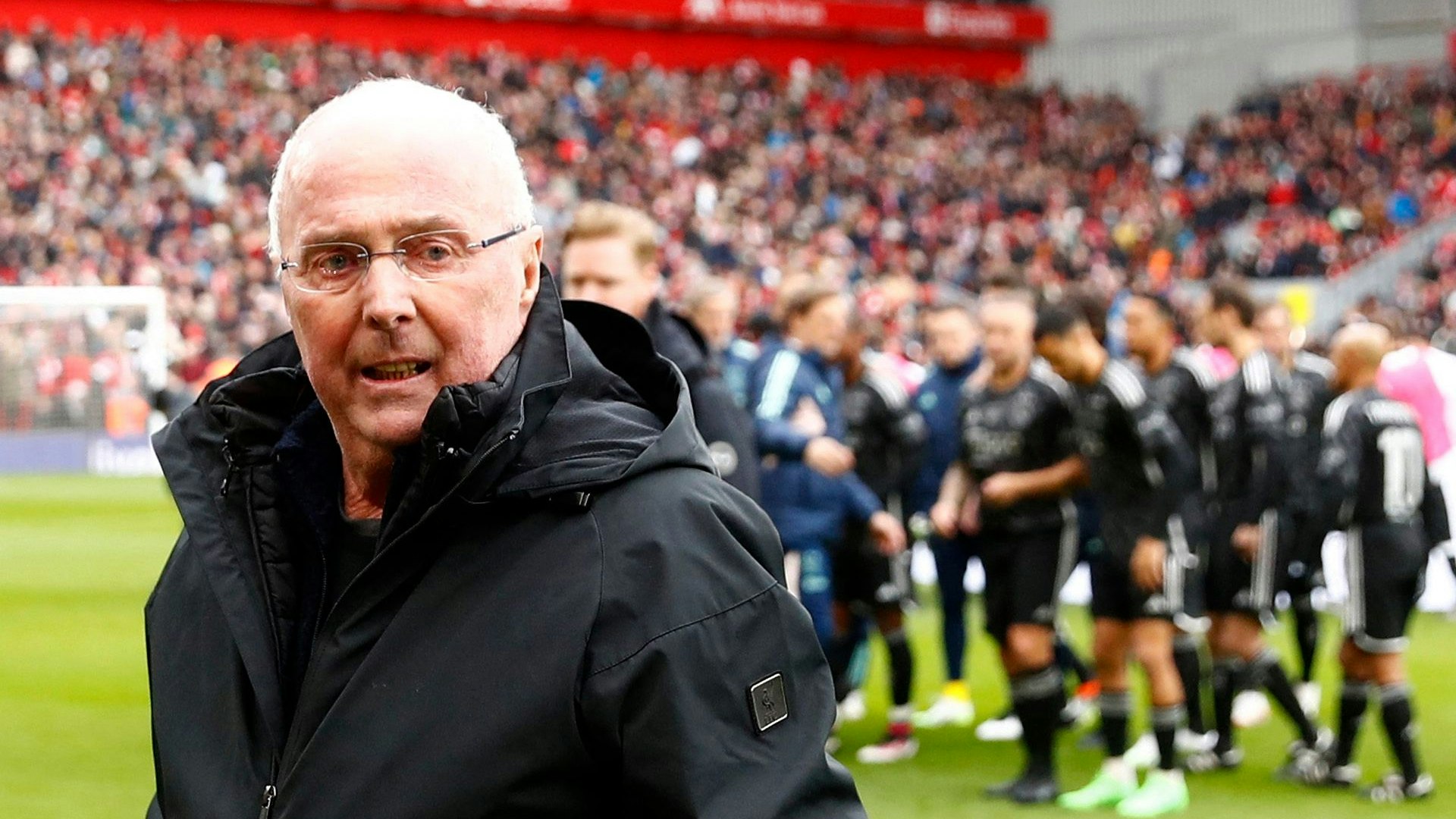 Der todkranke ehemalige englische Teamchef Sven Göran Eriksson. 