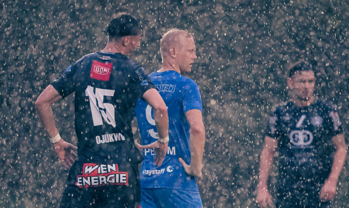 Vienna gegen Sport-Club wurde abgebrochen