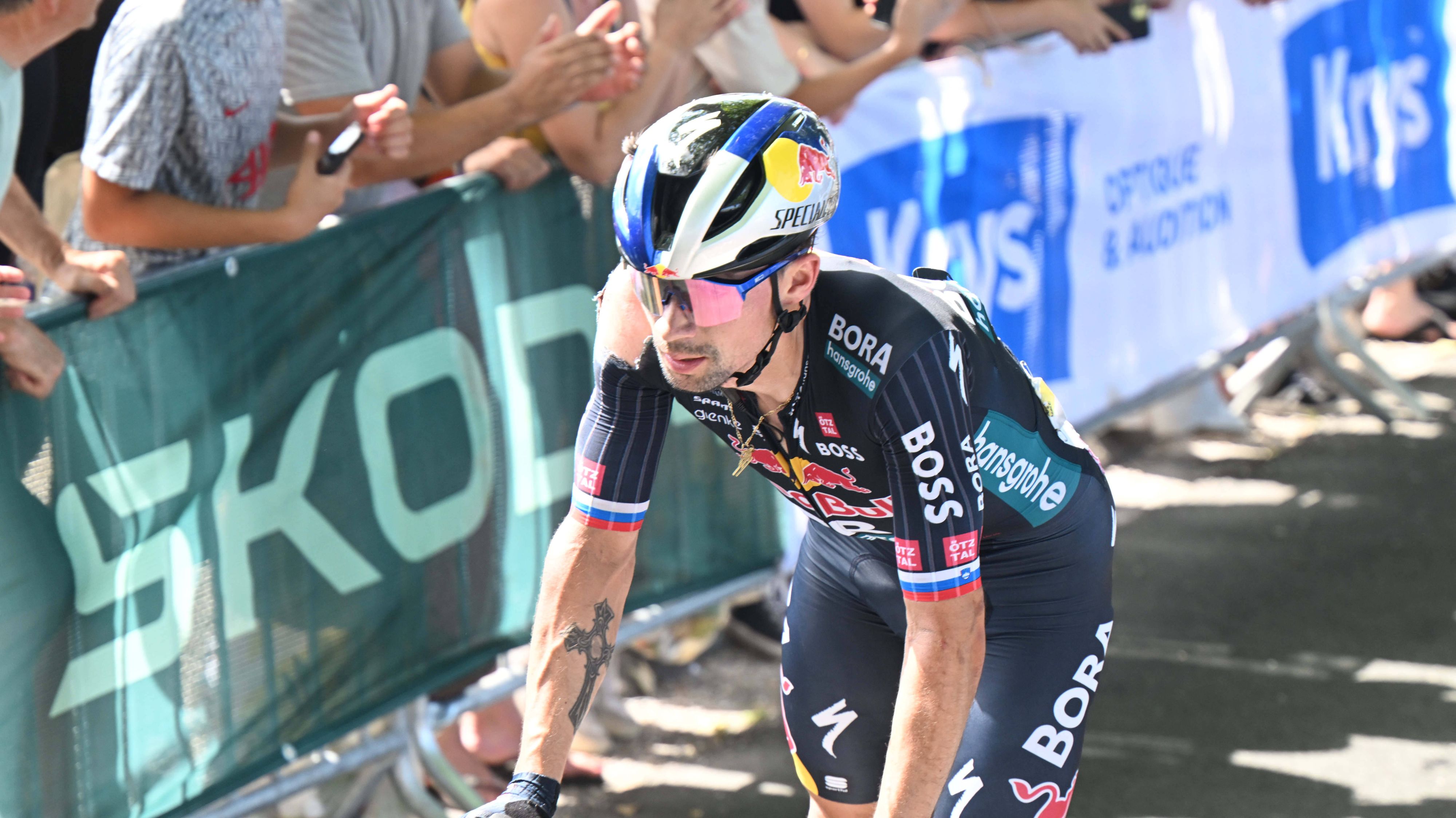 Der slowenische Rad-Star Primoz Roglic musste aus der Tour de France aussteigen. 