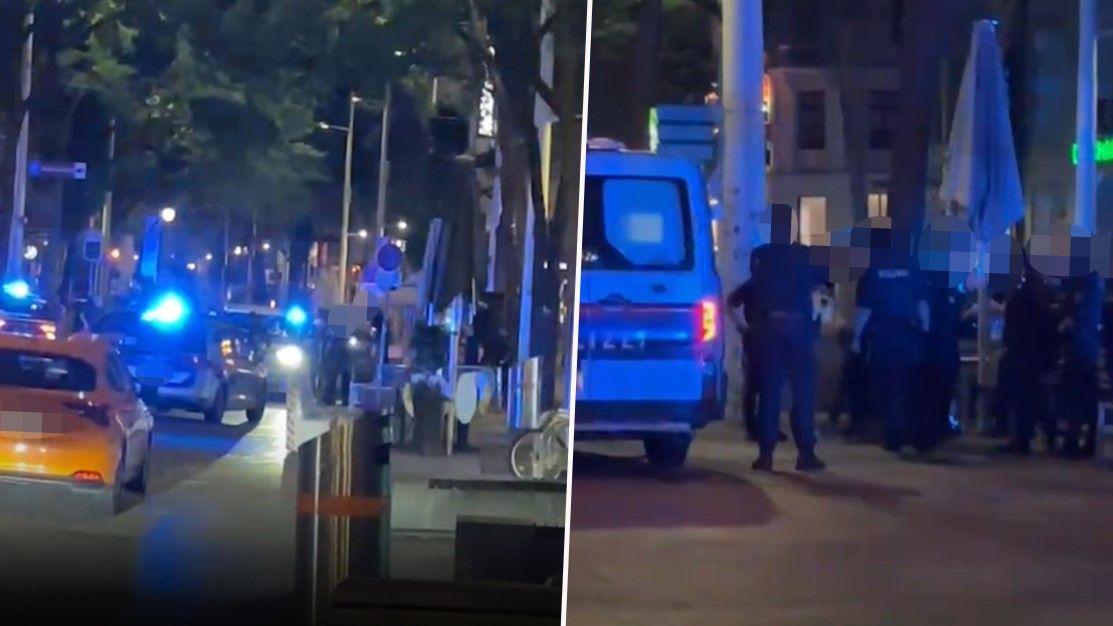 Die gefährliche Fahrerflucht endete auf der bekanntesten Einkaufsstraße der Hauptstadt.