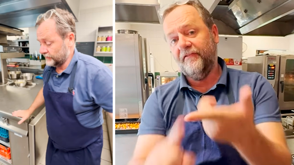 Sepp Schellhorn während seiner Wut-Rede gegen Fliegengitter und 