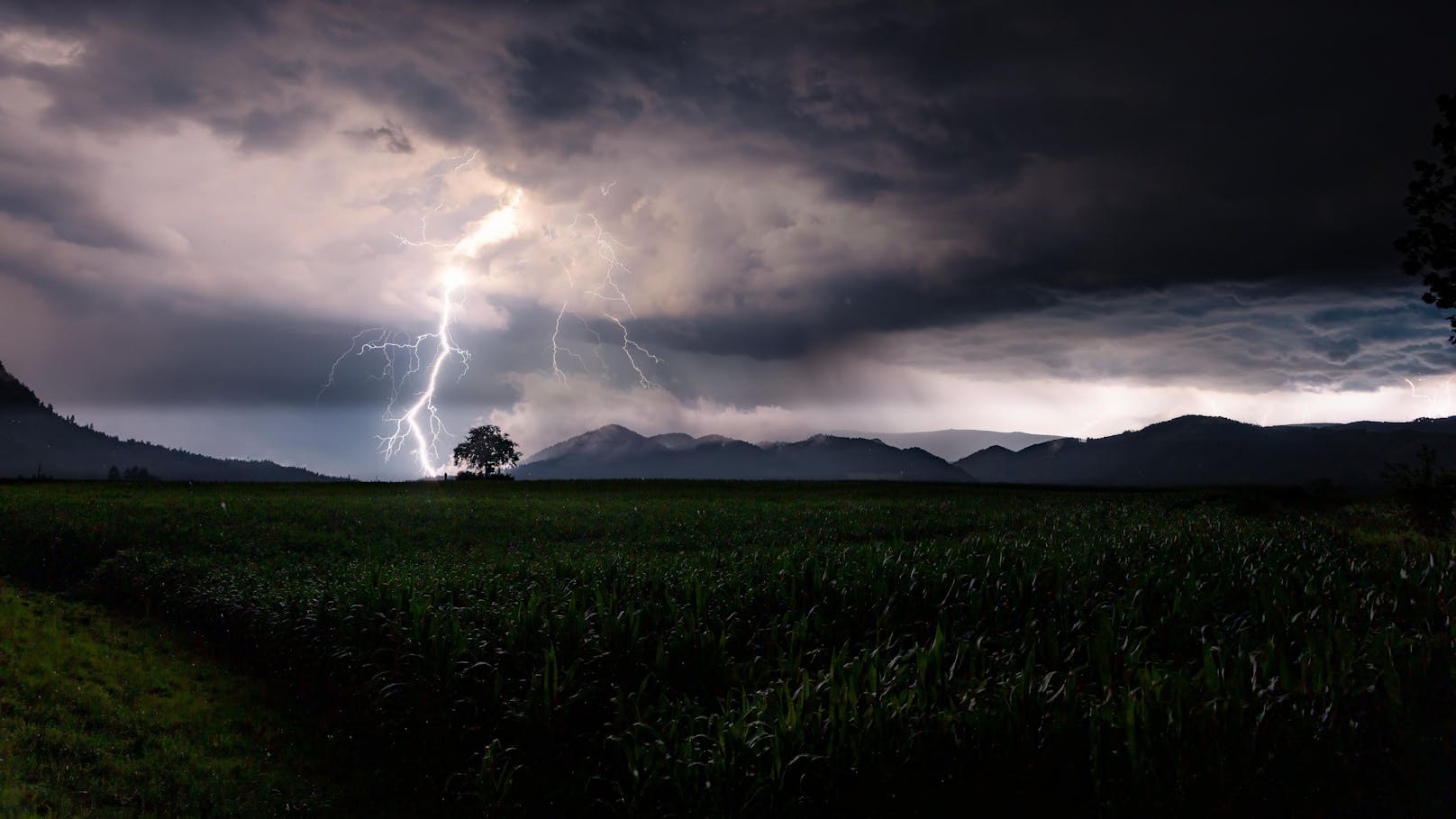 Unwetter im ganzen Land – Leser sehen Blitzeinschläge