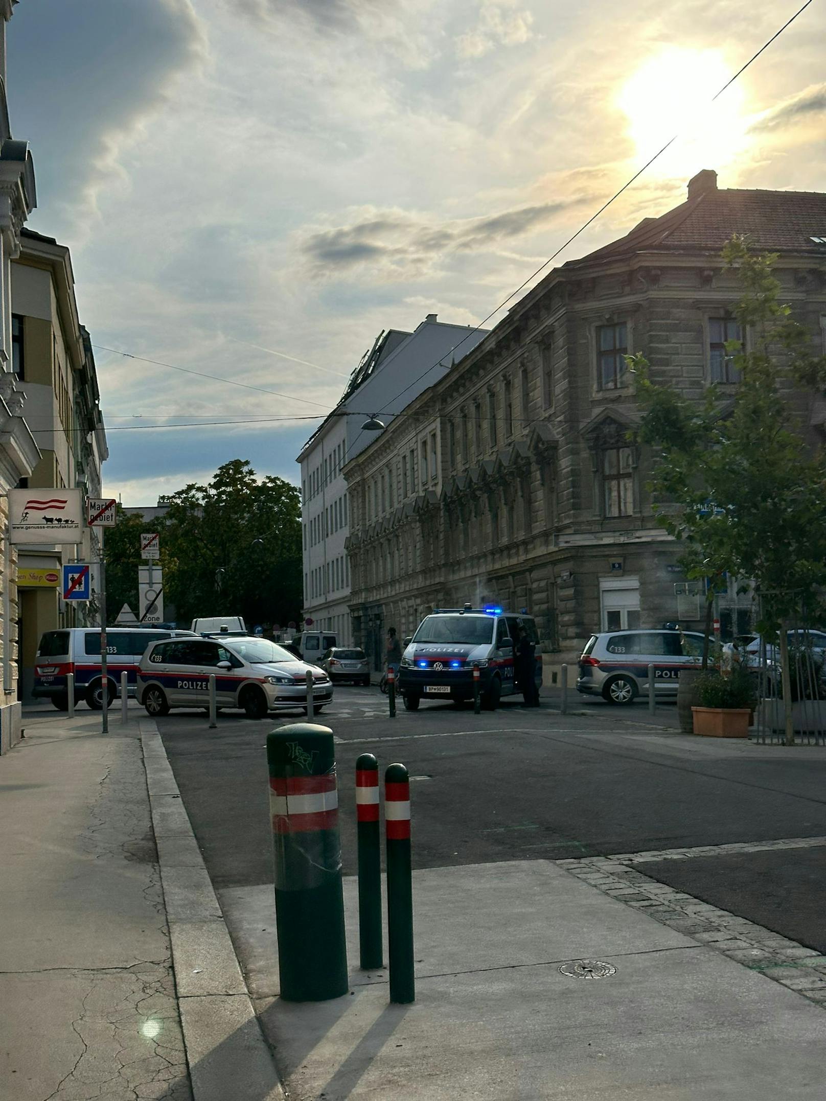 Polizei-Großeinsatz am Yppenplatz in Wien-Ottakring (14.07.2024)