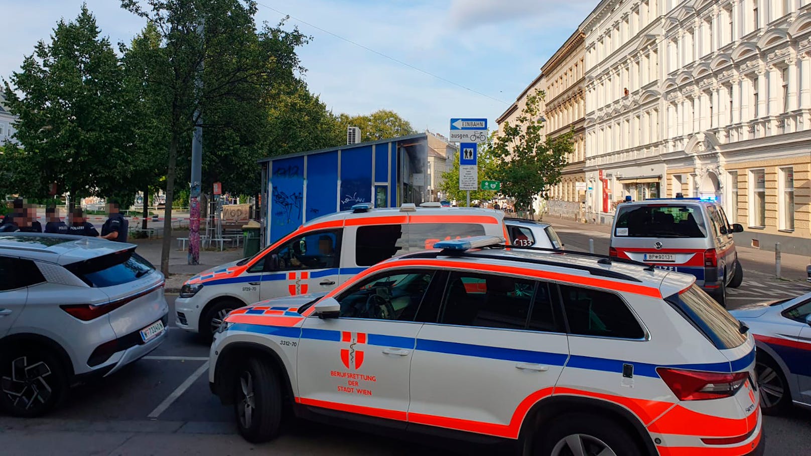 Polizei-Großeinsatz am Yppenplatz in Wien-Ottakring (14.07.2024)