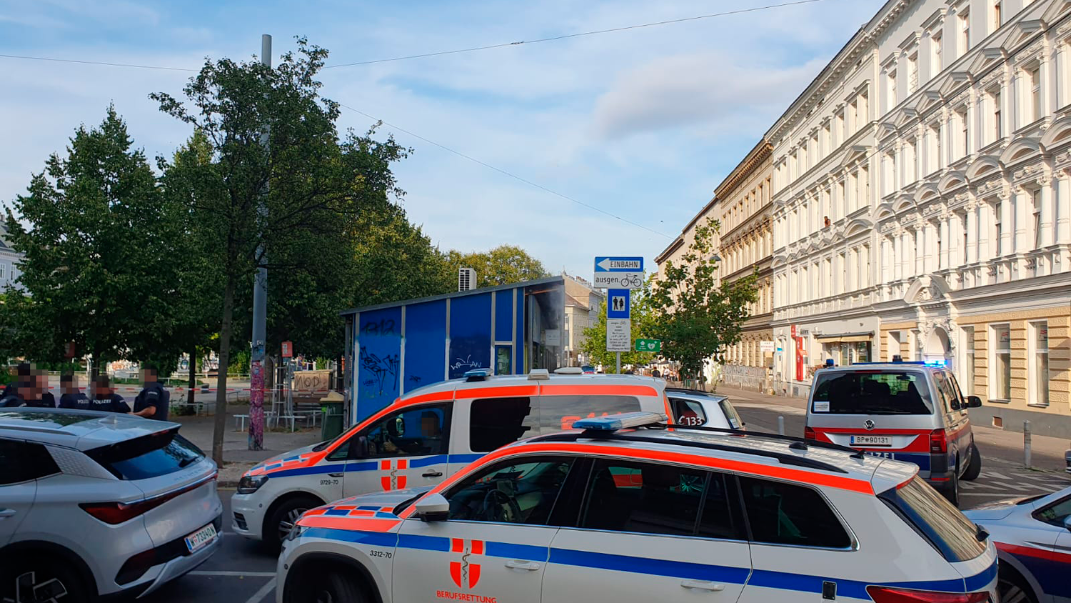 Polizei-Großeinsatz am Yppenplatz in Wien-Ottakring (14.07.2024)