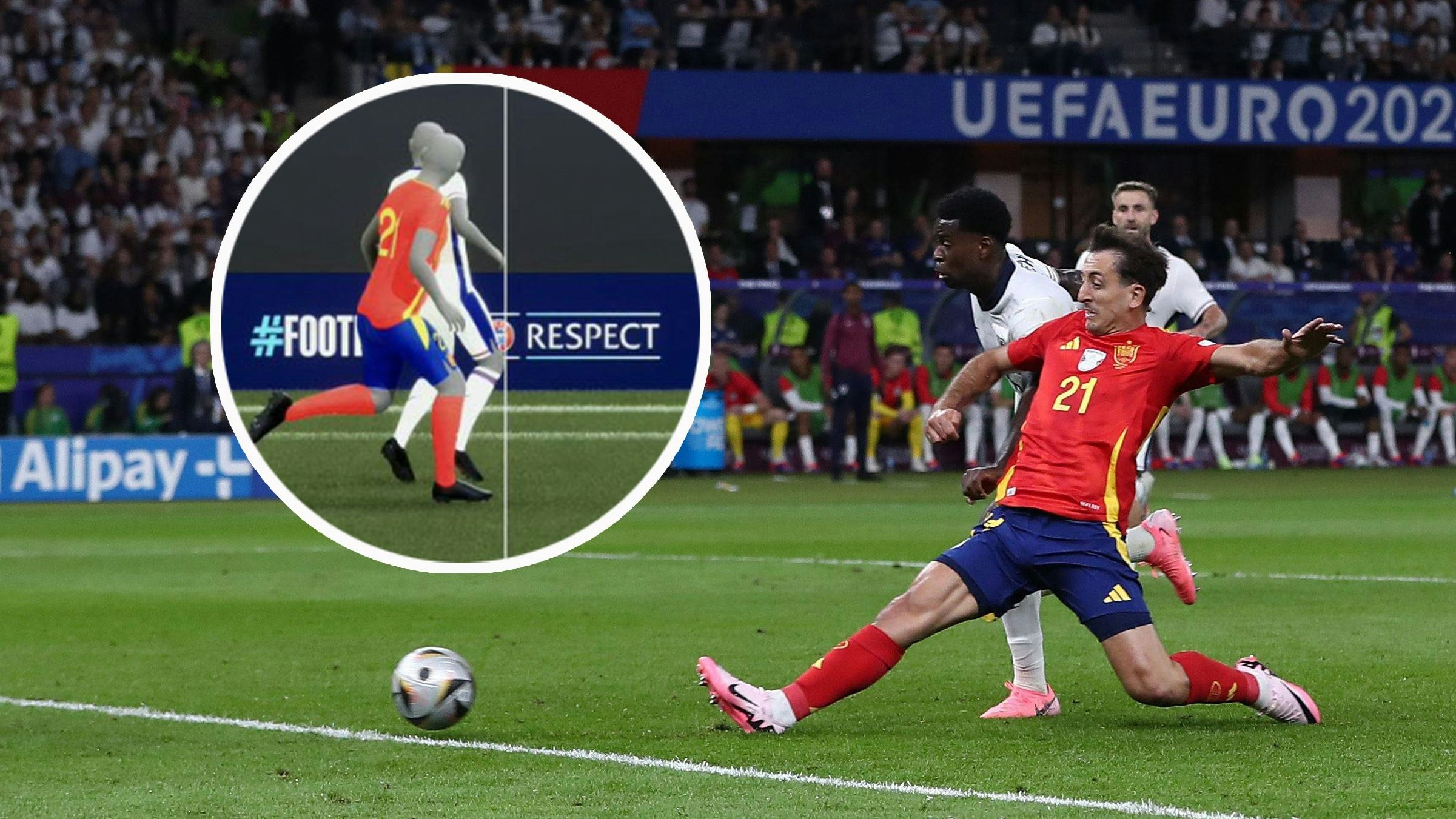 Hauchdünne Entscheidung: Oyarzabal war knapp nicht im Abseits.