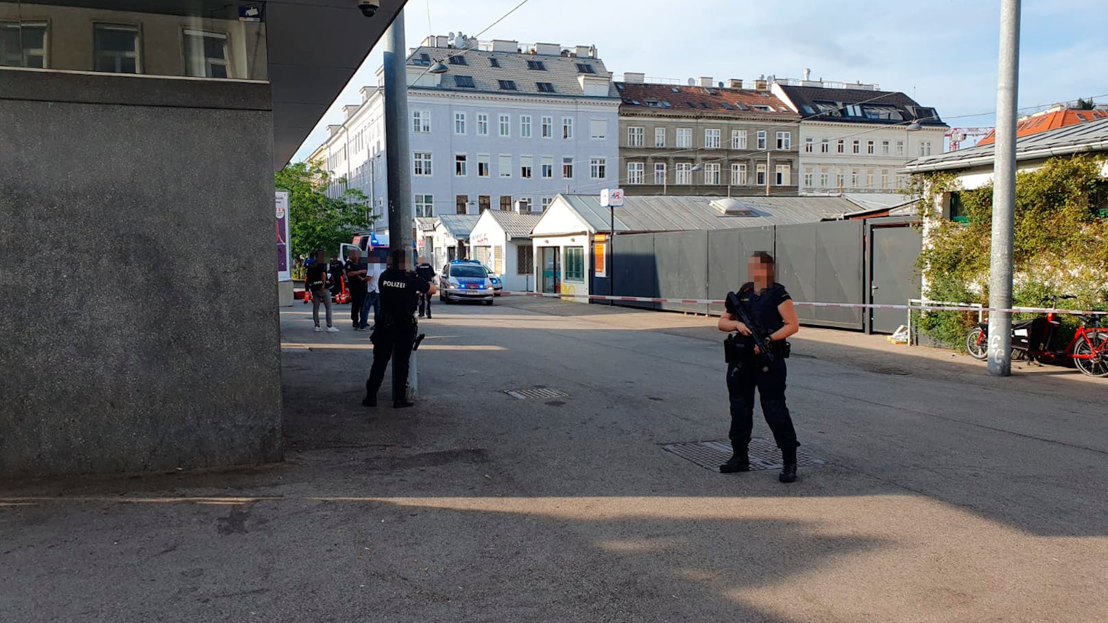 Polizei-Großeinsatz am Yppenplatz in Wien-Ottakring (14.07.2024)